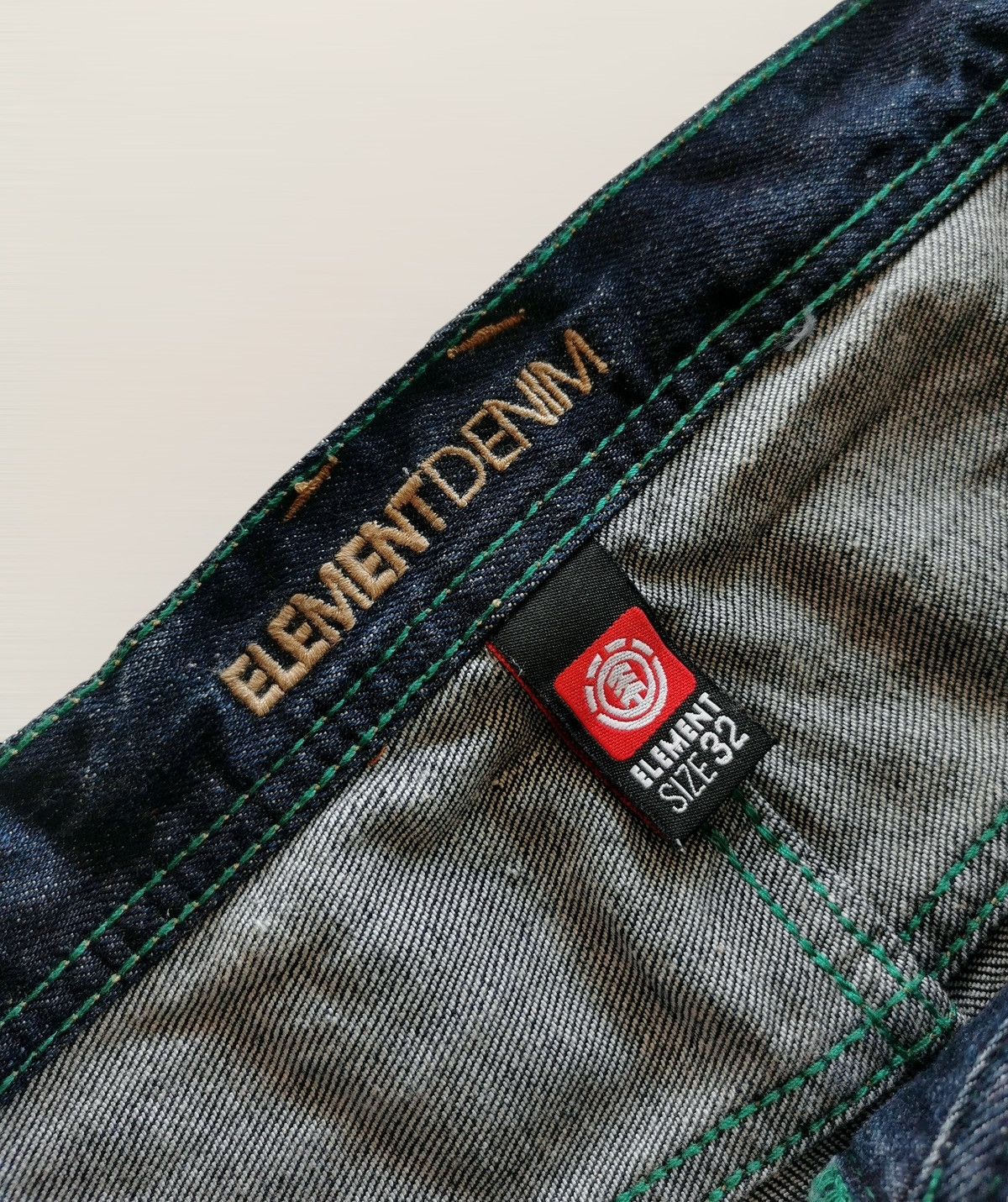 Element Vintage Element Chain Stich Denim Jeans Size US 33 - 13 Thumbnail