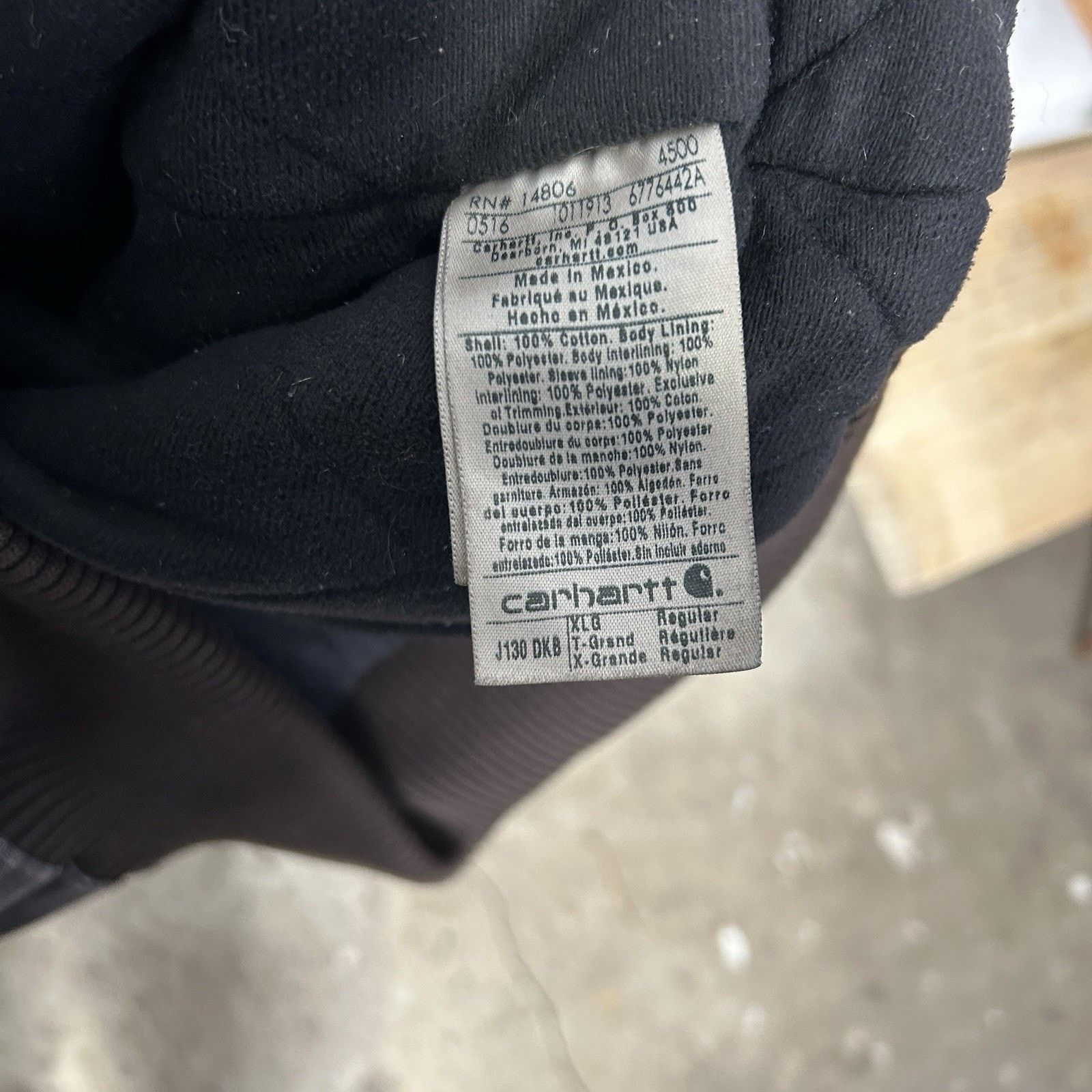 Carhartt Vintage Carhartt Hooded Active Jacket “Dark Brown” J130 DKB Size US XL / EU 56 / 4 - 14 Thumbnail