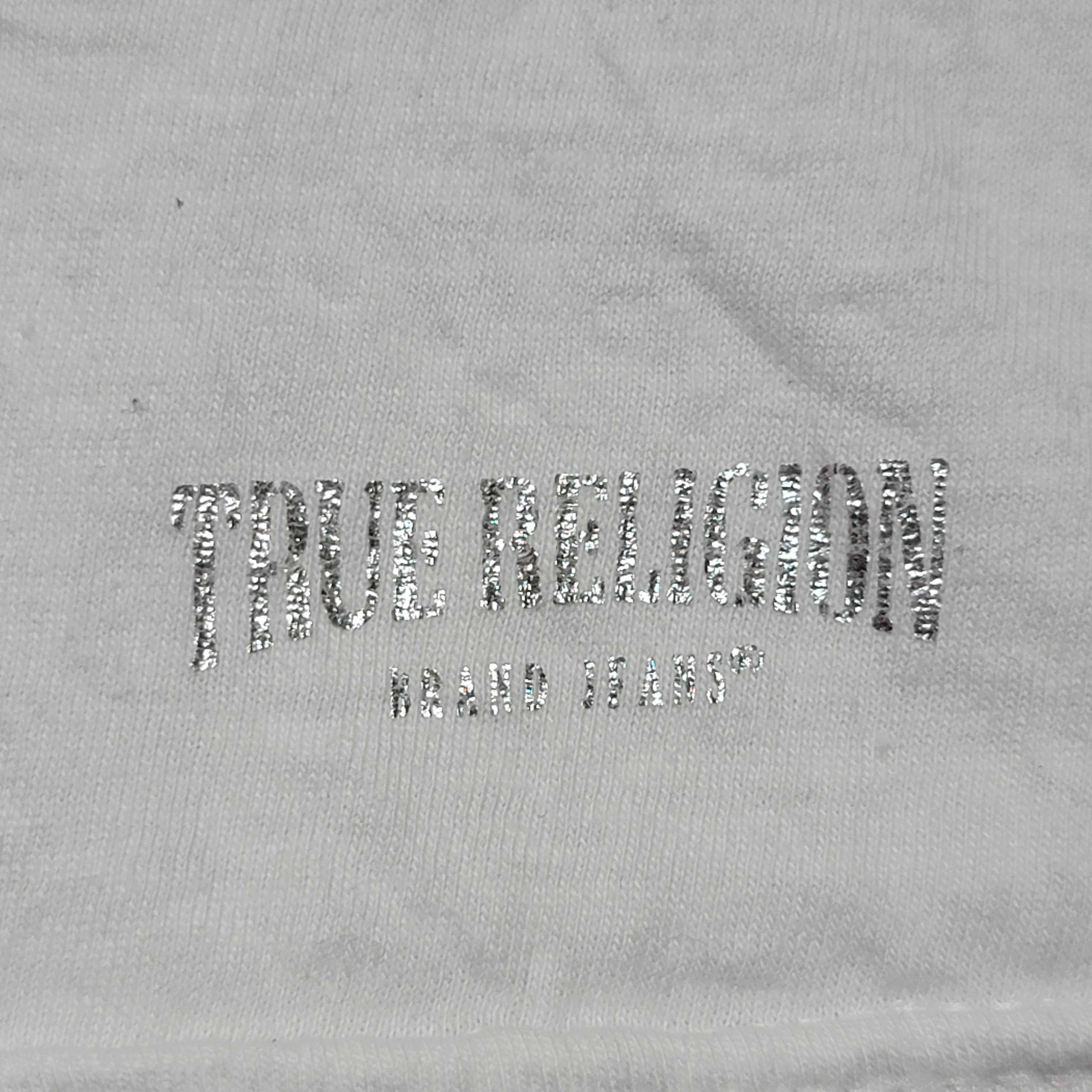 True Religion True Religion Arm Logo SS White Unisex Tee - Size Large Size US L / EU 52-54 / 3 - 2 Thumbnail