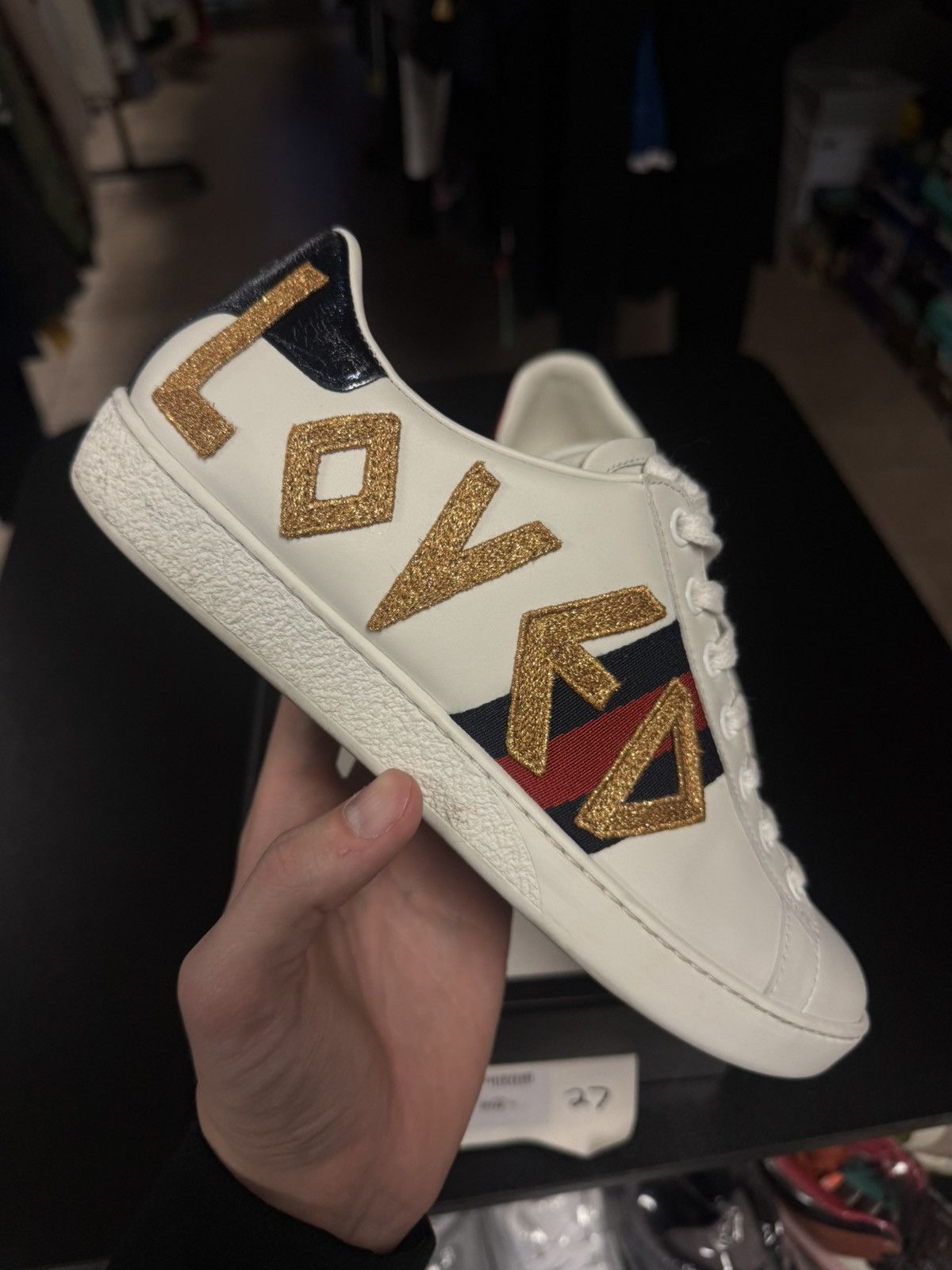 Gucci Gucci Low Top “Loved” Sneakers Colorful Size 38G Size US 8 / EU 41 - 10 Thumbnail