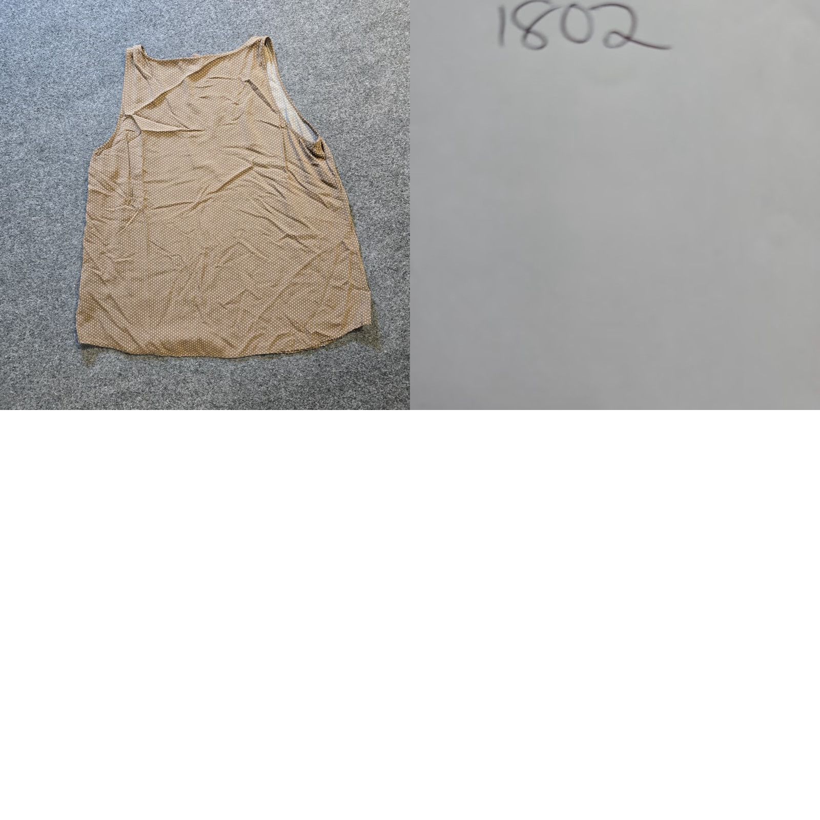 J. Jill J Jill Top Womens XL Brown White Polka Dot Sleeveless Tank Cami Stretch Capsule Tank Shirt Size XL / US 12-14 / IT 48-50 - 8 Thumbnail