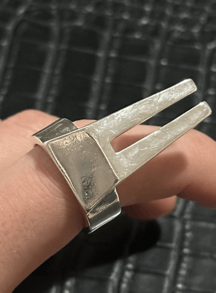 Rick Owens Rick Owens Silver Ring Braclet Necklace Avant Garde EX0237 Size ONE SIZE - 4 Thumbnail