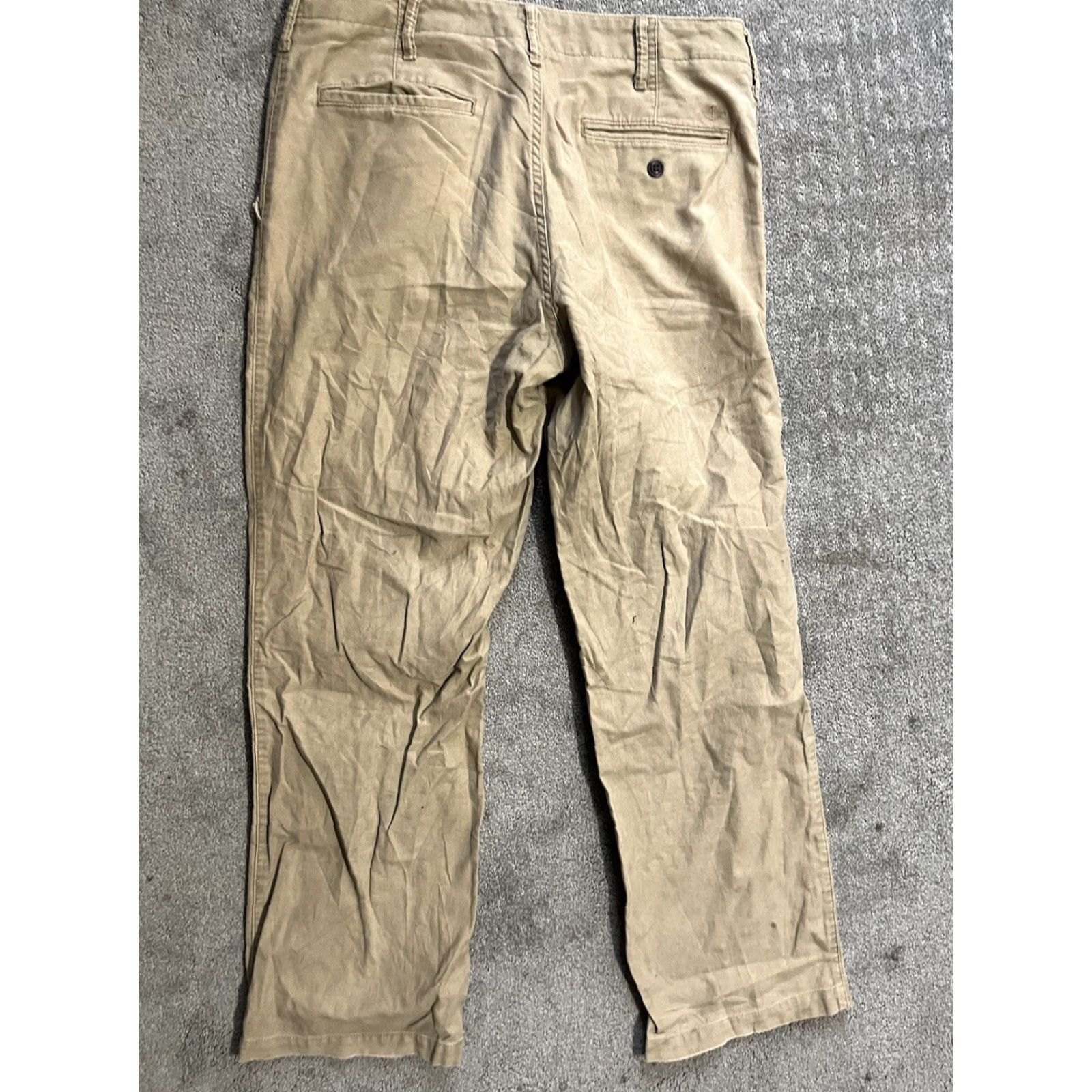 Dockers Dockers D2 Pants - Flat Front Regular Fit Cotton Chino 32x29 Brown Mens Trousers Size US 32 / EU 48 - 4 Thumbnail