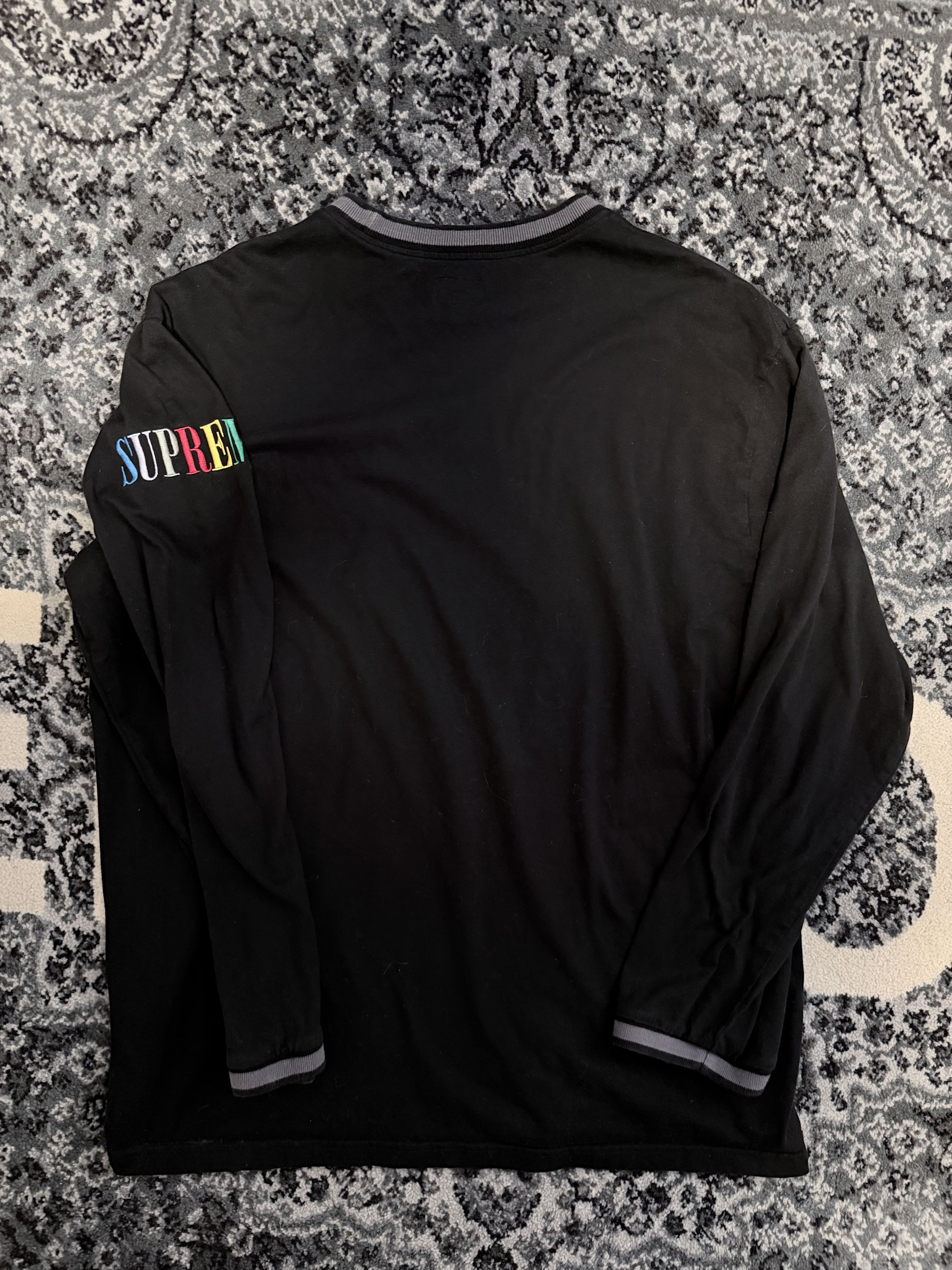 Supreme Supreme Multi Color Logo Long Sleeve "Black" Colorway | FW20 Size US L / EU 52-54 / 3 - 2 Thumbnail