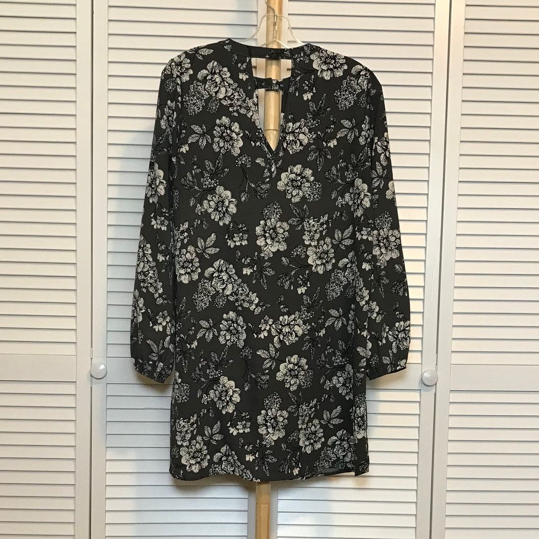 Other Peach Love Floral Long Sleeve Pleated Shift Midi Dress S Size S / US 4 / IT 40 - 3 Thumbnail