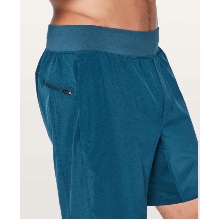 Lululemon 𝓛𝓾𝓵𝓾𝓵𝓮𝓶𝓸𝓷 T.H.E. Short Linerless 7" Dark Maritime Size US 30 / EU 46 - 4 Thumbnail