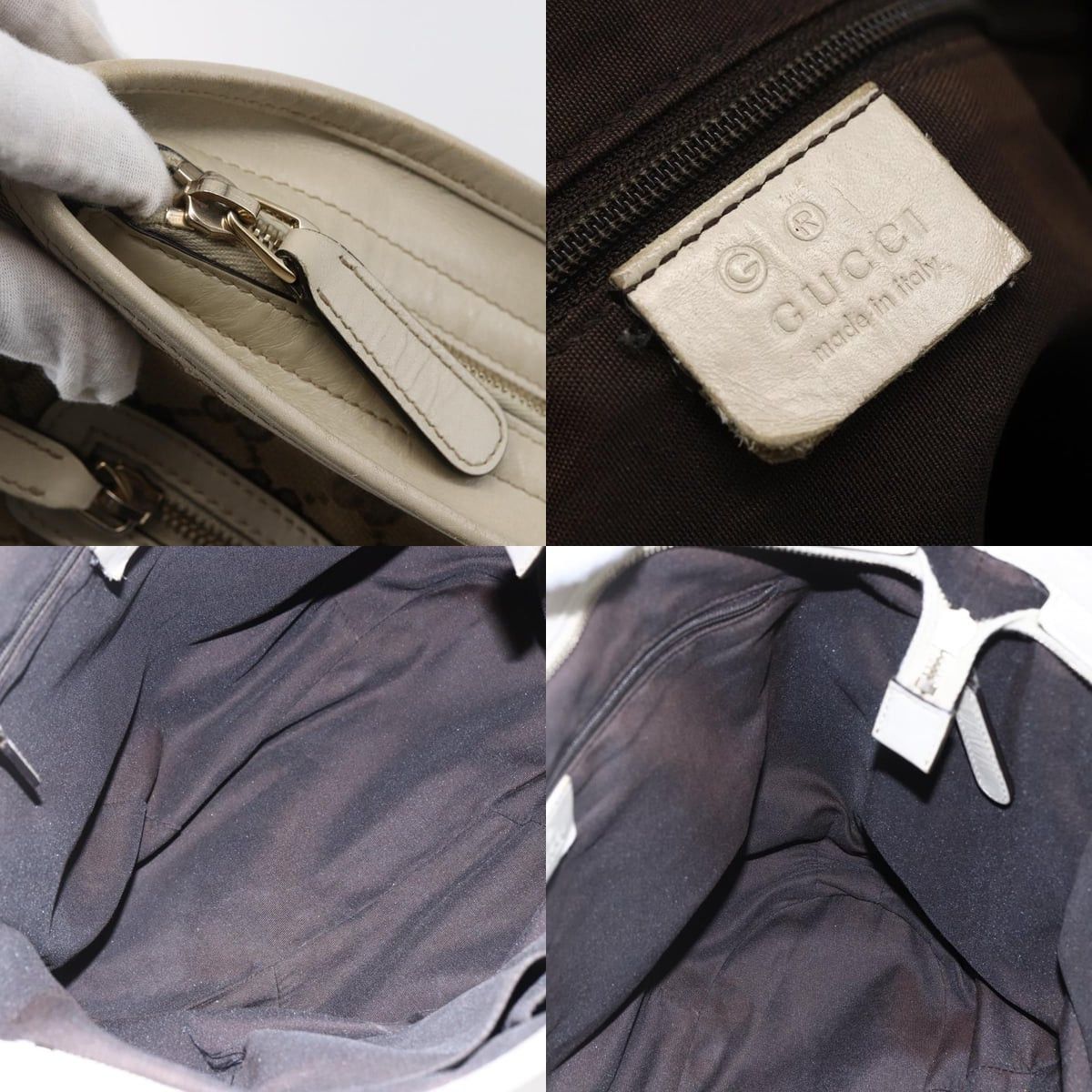 Gucci GUCCI GG Canvas Shoulder Bag Outlet Beige Size ONE SIZE - 11 Thumbnail