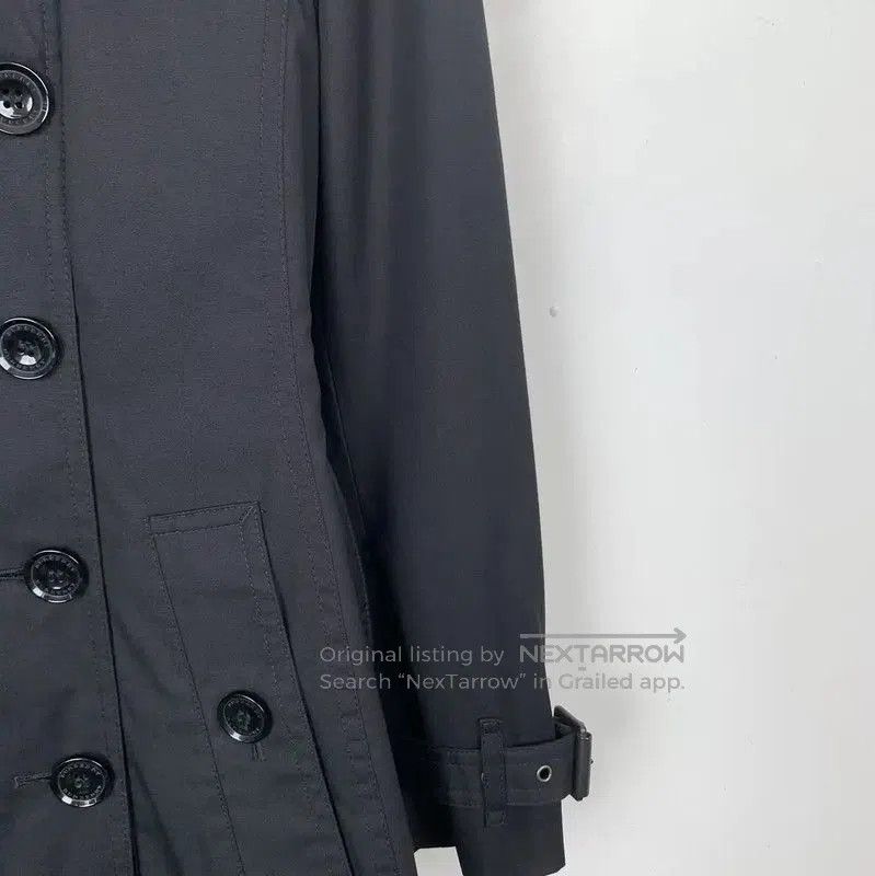 Burberry Burberry Black Cotton Women's Trench Coat. Size S / US 4 / IT 40 - 4 Thumbnail