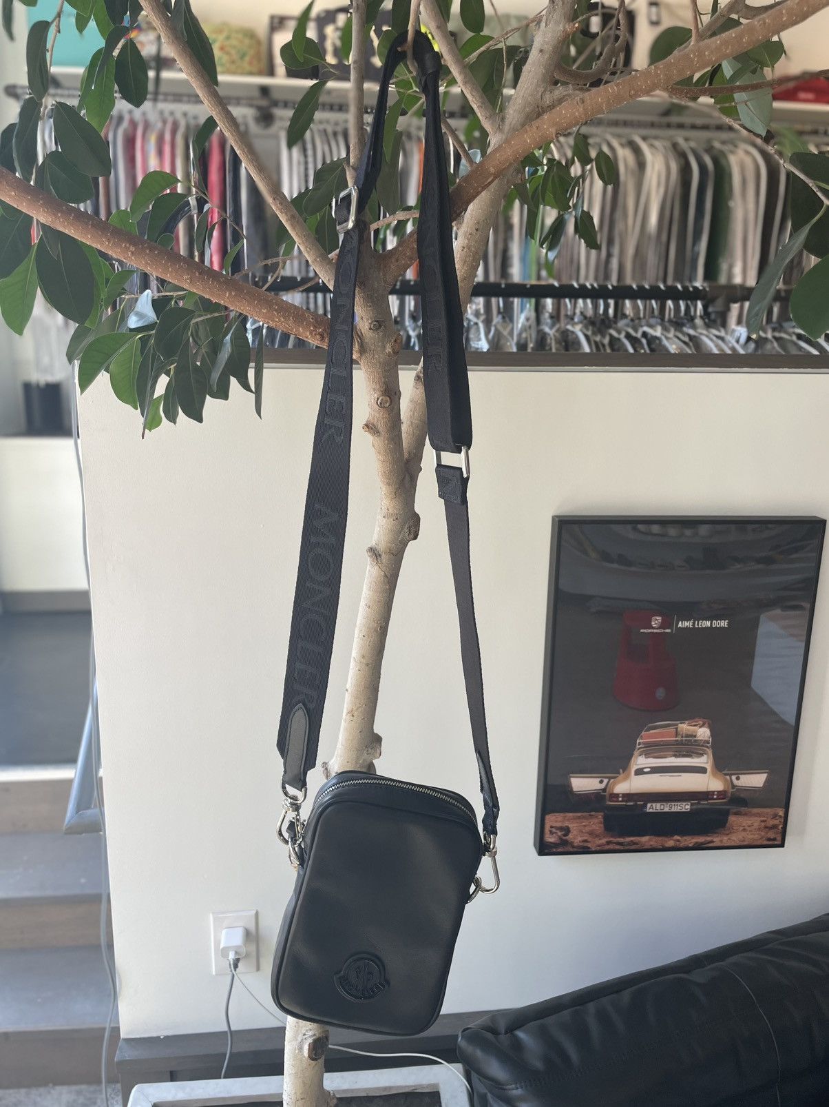 Moncler Moncler Leather Cross Body Bag Size ONE SIZE - 2 Thumbnail