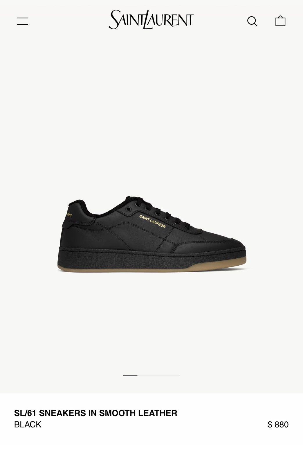 Yves Saint Laurent Saint Laurent sneakers Size US 12 / EU 45 - 9 Thumbnail
