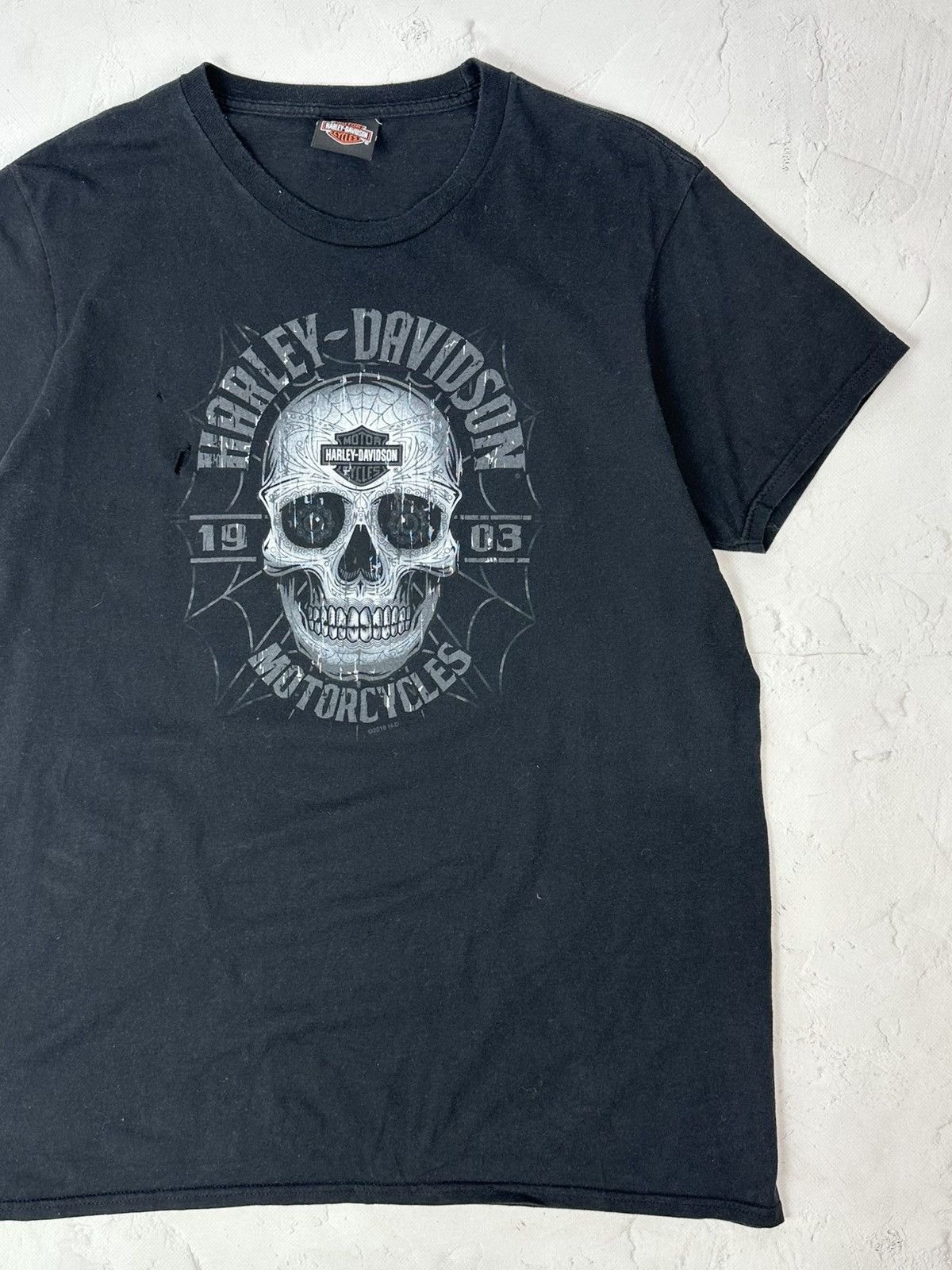 Harley Davidson Vintage Harley-Davidson Printed T-shirt Size US L / EU 52-54 / 3 - 4 Thumbnail