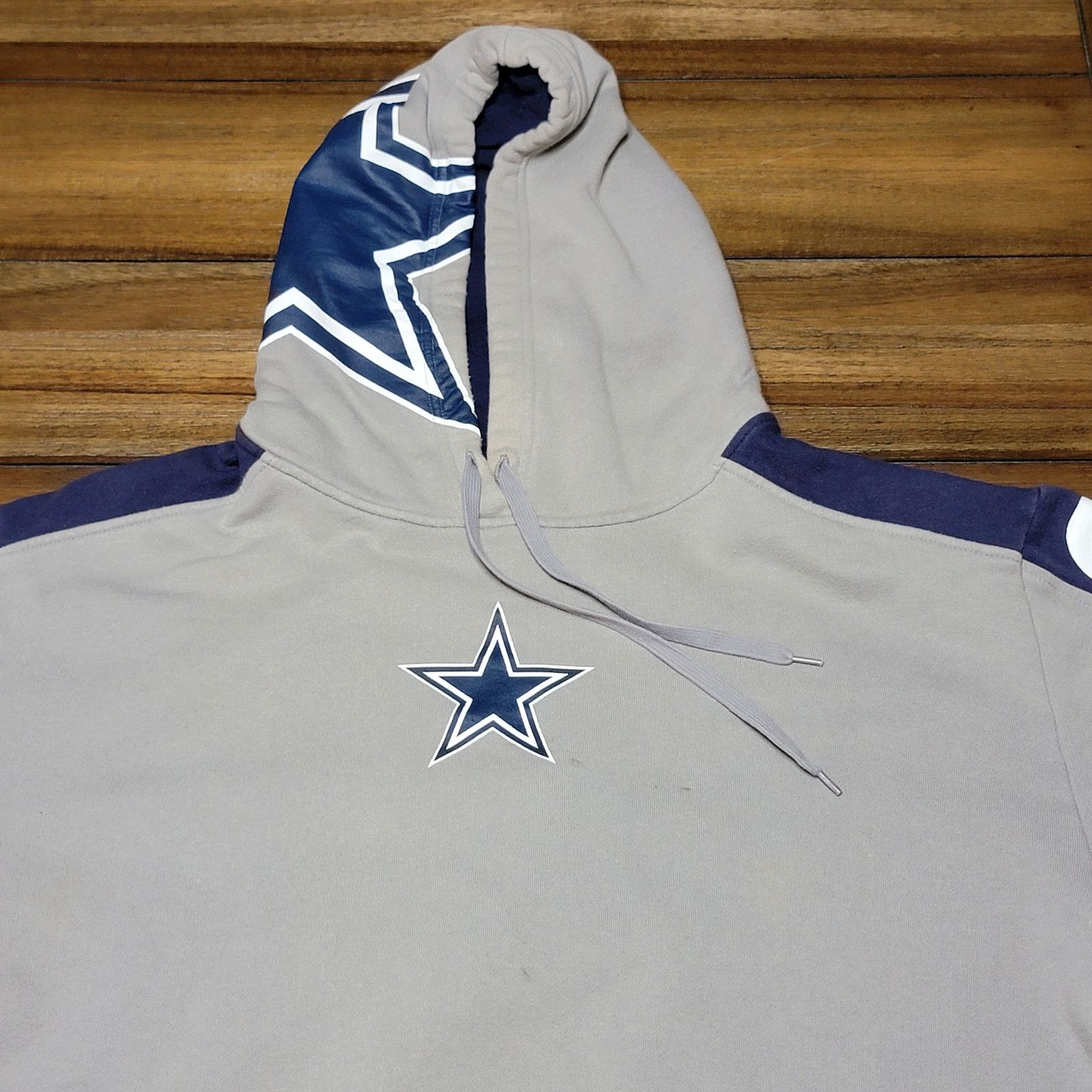 Reebok Reebok NFL Team Apparel Dallas Cowboys LS Hoodie - Size XL Size US XL / EU 56 / 4 - 2 Thumbnail