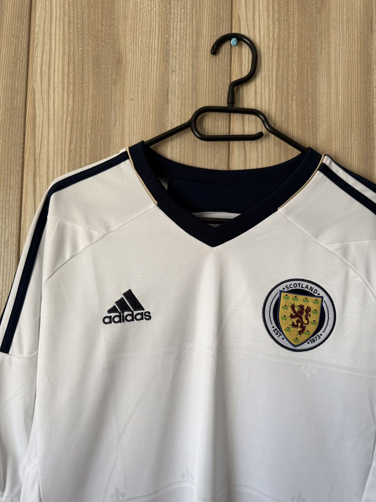 Adidas Vintage Adidas Scotland Jersey Size US L / EU 52-54 / 3 - 3 Thumbnail