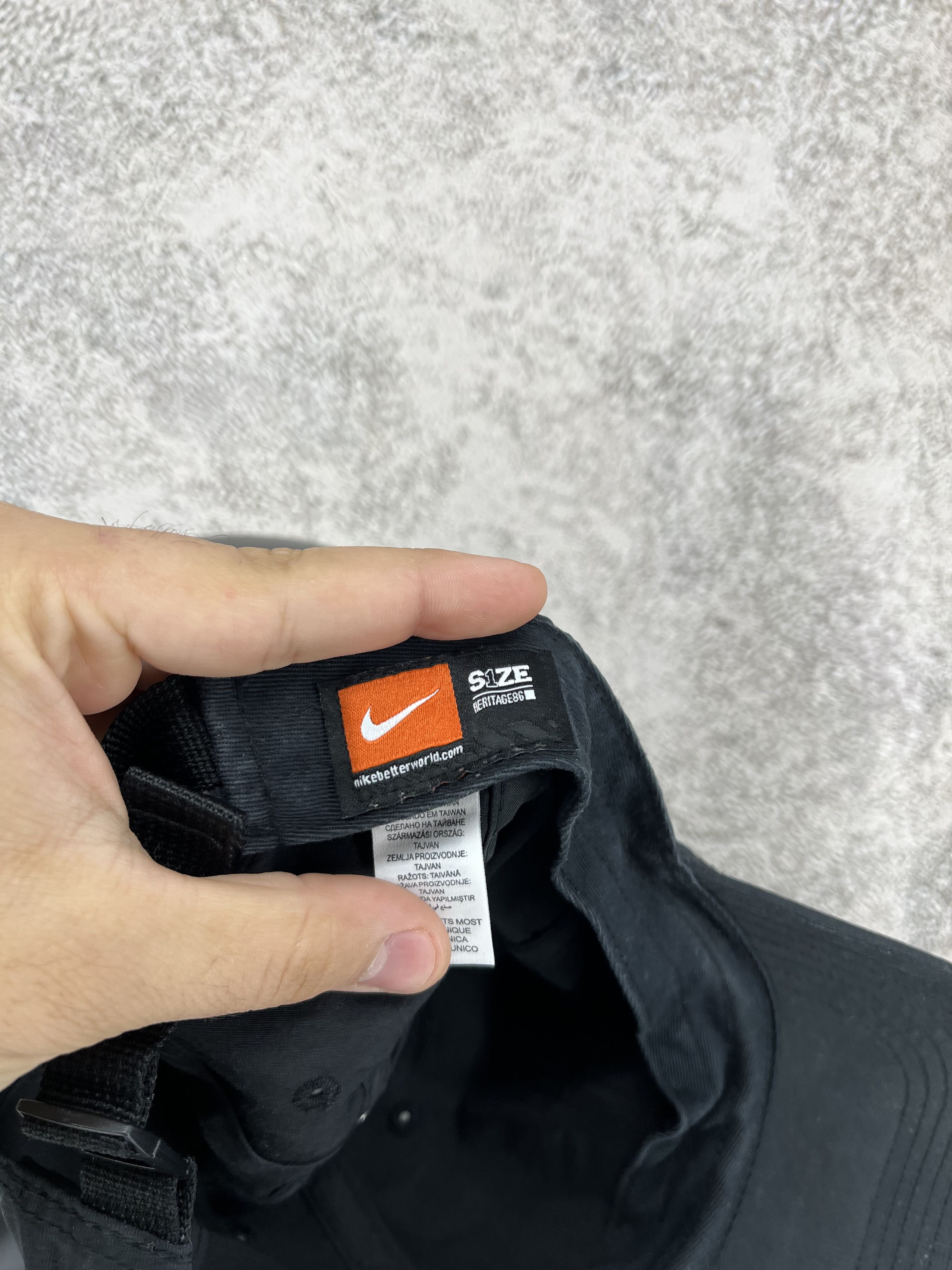 Nike Drill vintage Drip Nike metal swoosh ghotic cap hat opium Size ONE SIZE - 5 Thumbnail