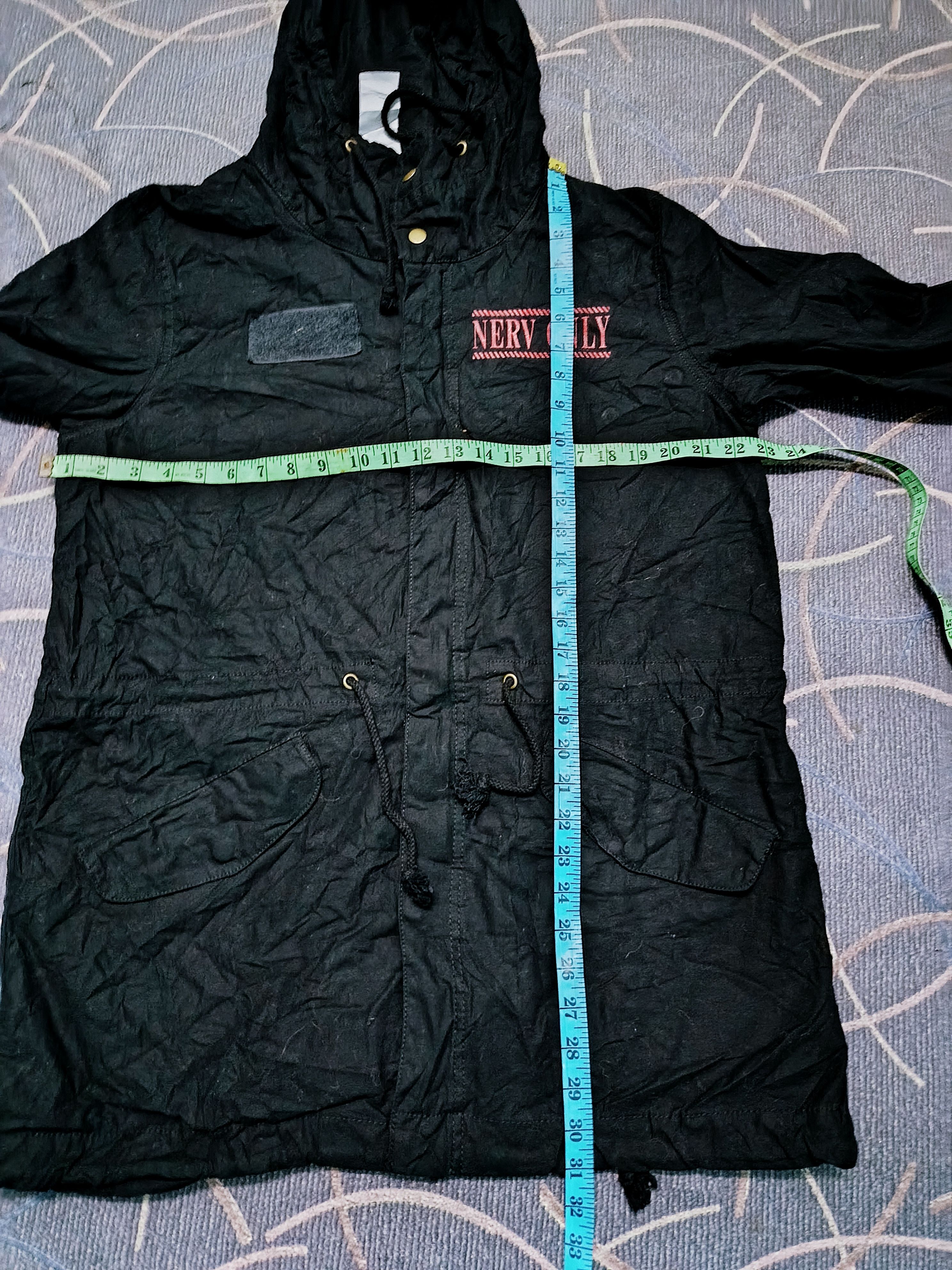 Anime × Cartoon Network Rare Y2K Evangelion NERV Hoodie Jacket By Cospa Size US M / EU 48-50 / 2 - 7 Thumbnail