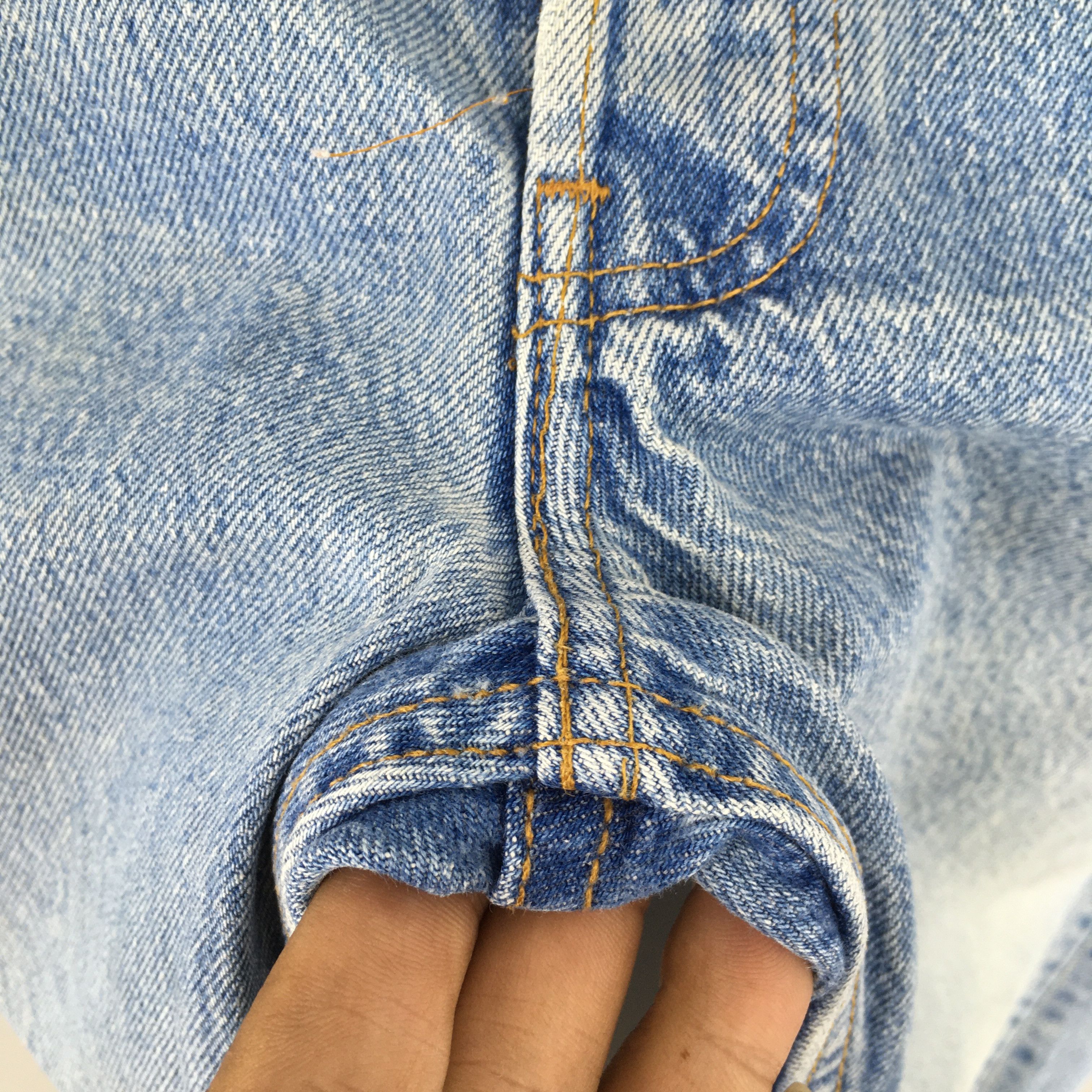 Levi's Size 31x30 Vintage 90s Levi's 501 Faded Blue Jeans S1296 Size US 31 - 7 Thumbnail