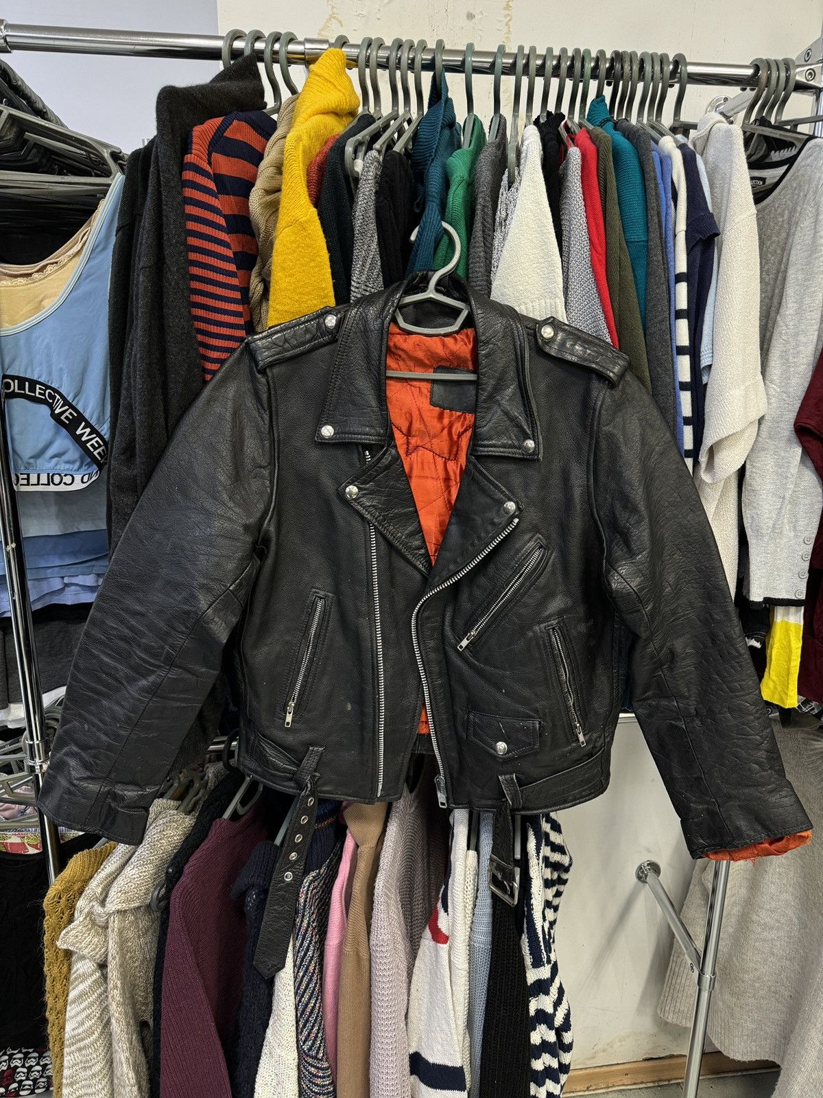 Harley Davidson Womens Harley Davidson Style Leather Jacket Racing rare Size XS / US 0-2 / IT 36-38 - 3 Thumbnail