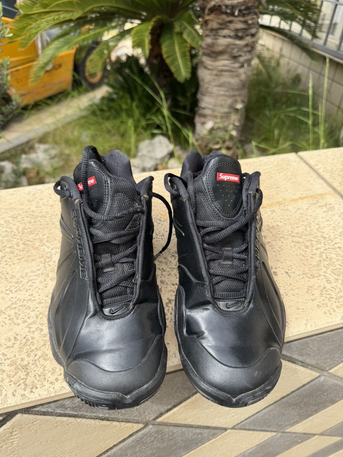 Nike × Supreme Nike x Supreme Air Zoom Courtposite Black Shoes Sbeakers Size US 8.5 / EU 41-42 - 8 Thumbnail