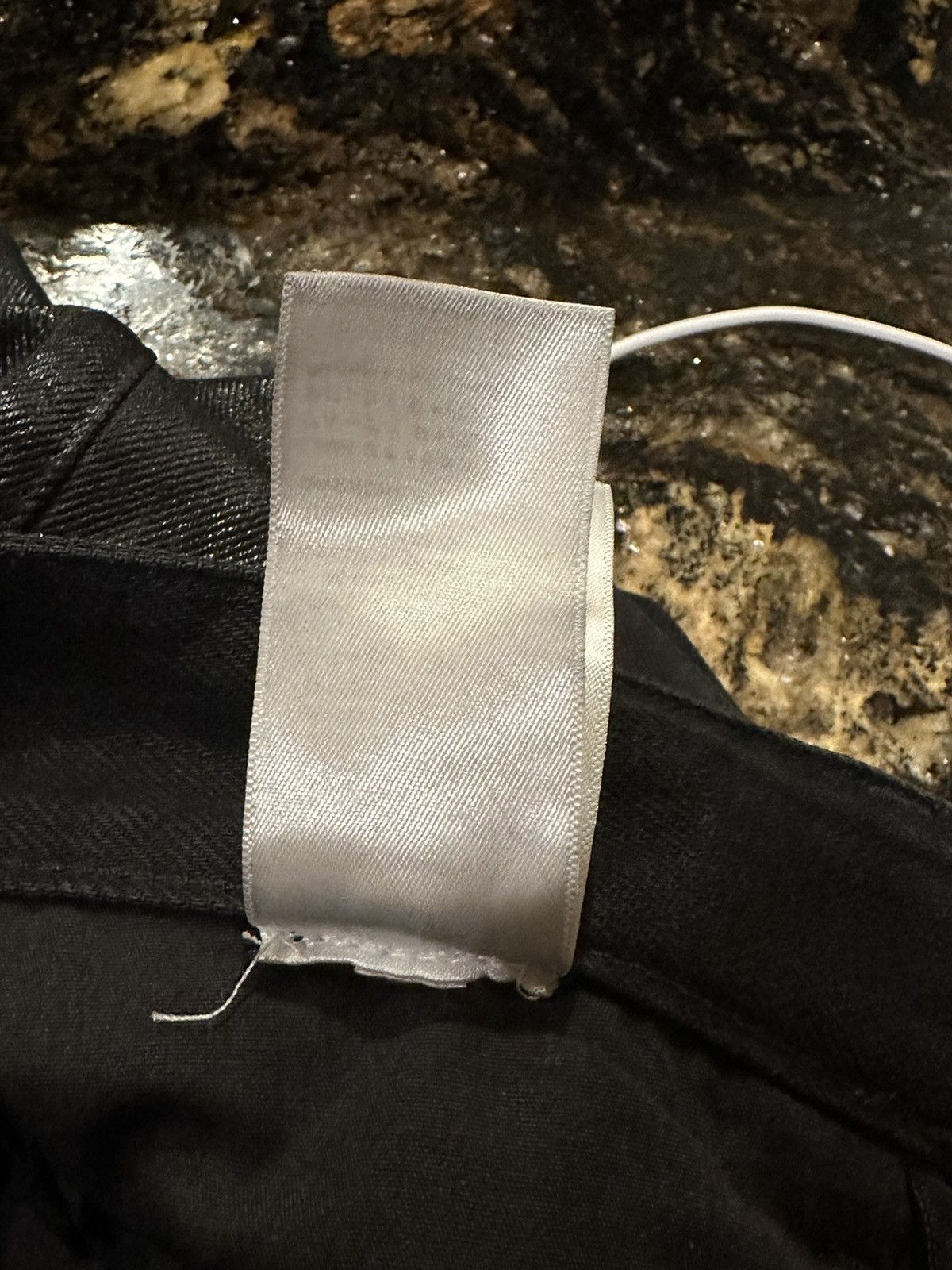 Givenchy Givenchy x Matthew Williams Wax Coated Shiny Black Denim Size US 34 / EU 50 - 11 Thumbnail