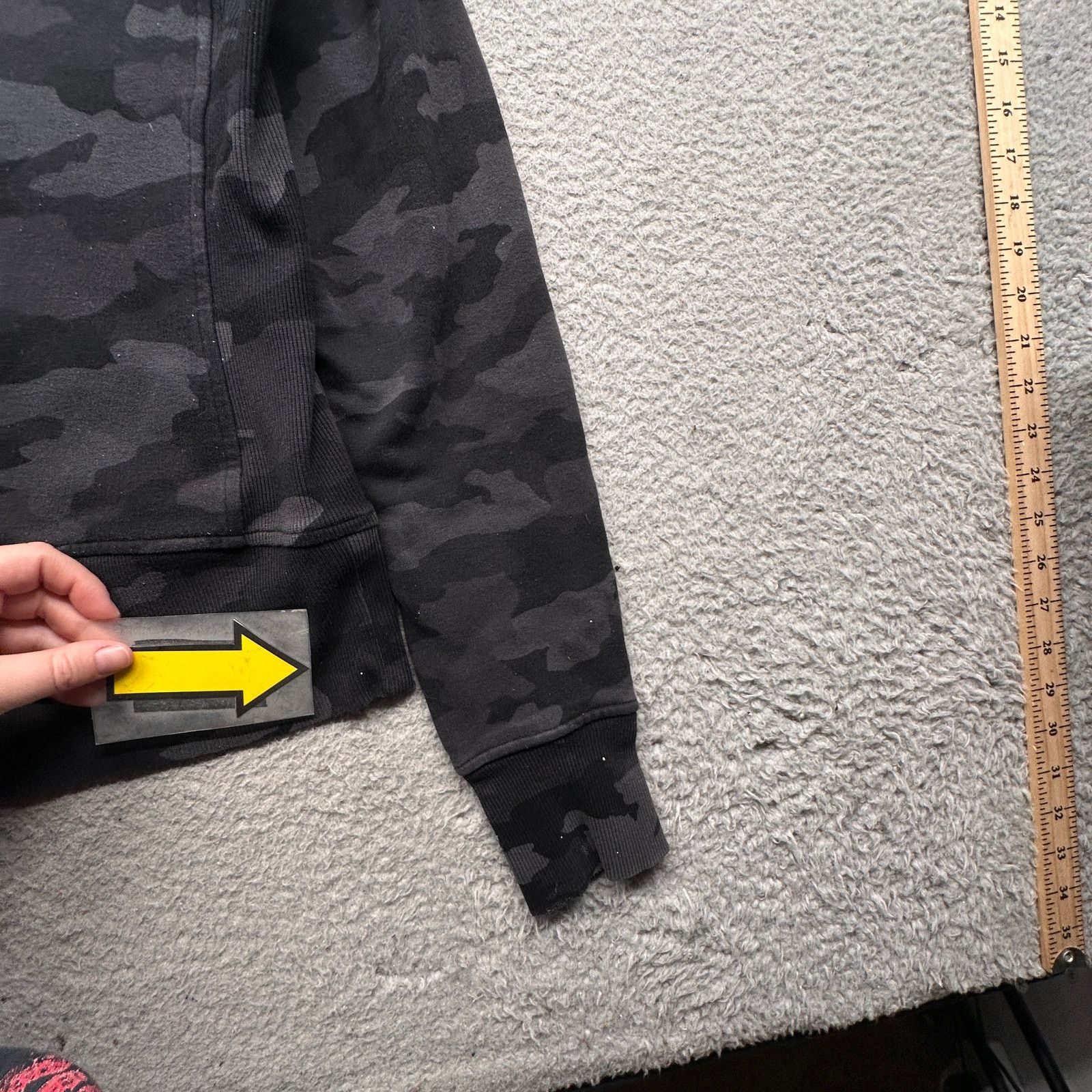 Lululemon Lululemon Scuba Hoodie Jacket Women 6 Camouflage Black Gray Size M / US 6-8 / IT 42-44 - 4 Thumbnail