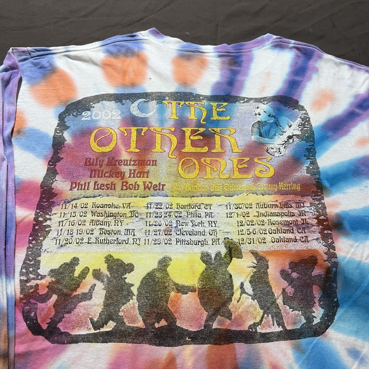 Vintage Vintage 2002 Grateful Dead Tour Tee XL Phil Lesh Bob Weir Size US XL / EU 56 / 4 - 9 Thumbnail