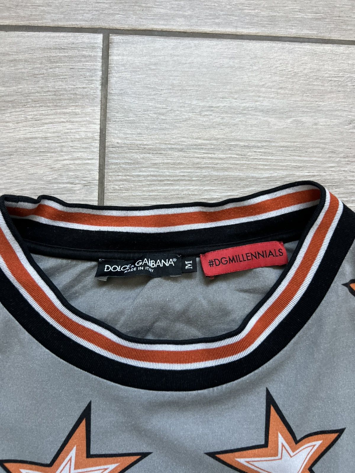 Dolce & Gabbana Dolce Gabbana Tiger Print Star Jersey Tee Hype Luxury Size US M / EU 48-50 / 2 - 6 Thumbnail