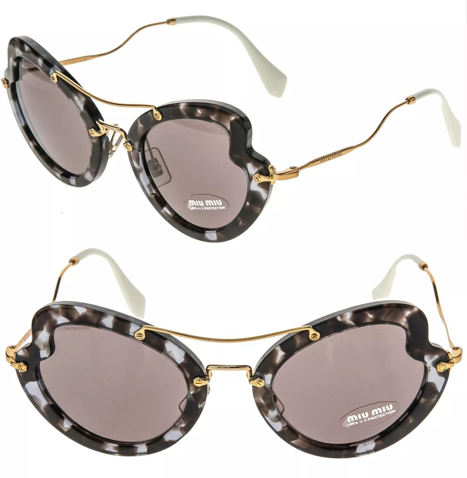 Miu Miu MIU MIU SCENIQUE Butterfly 11R Designer Sunglasses MU11RS Size ONE SIZE - 1 Thumbnail