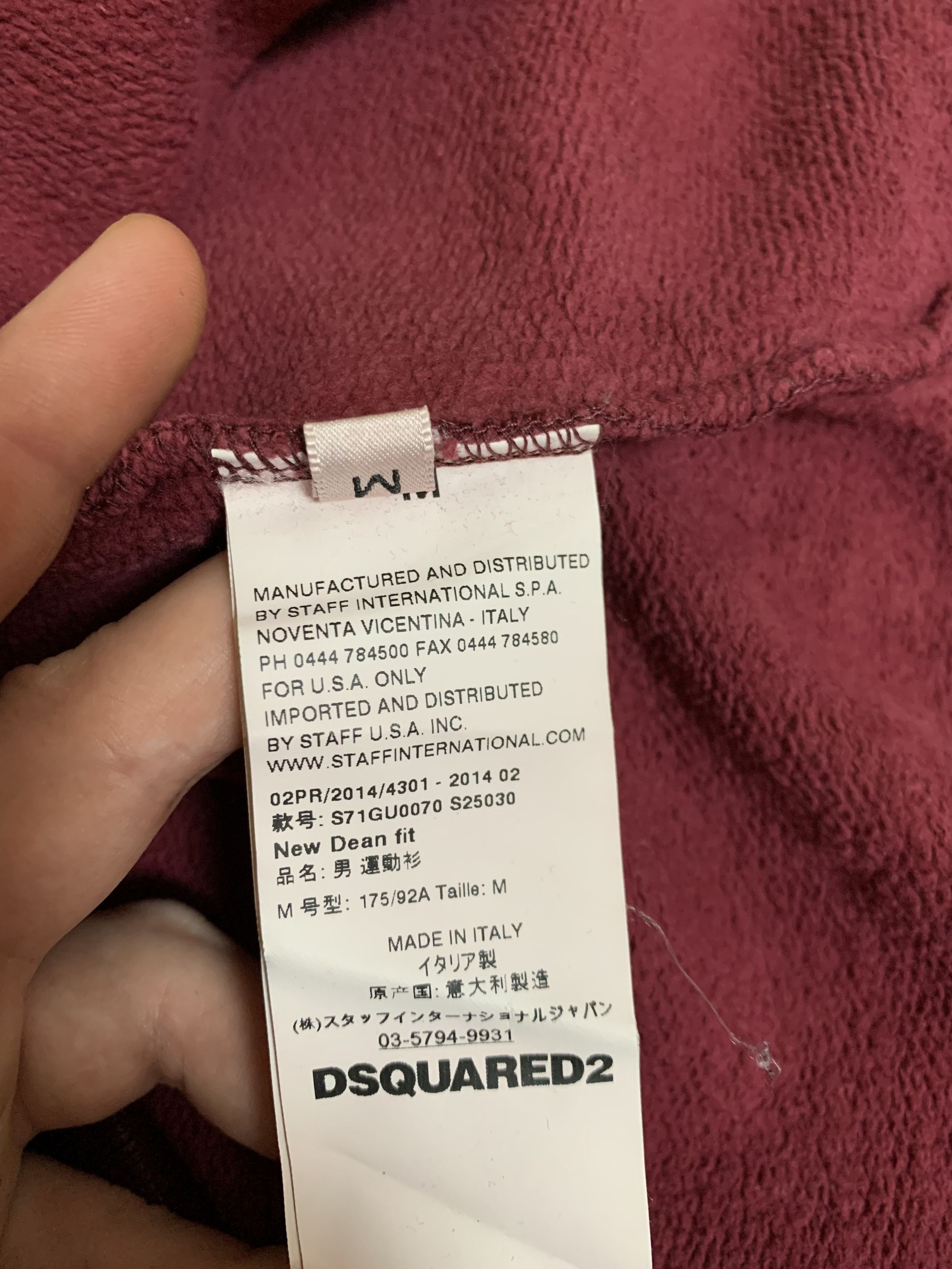 Designer × Dsquared2 Vintage Dsquared2 Sweatshirt Crewneck Waxed Big Logo Baggy Size US M / EU 48-50 / 2 - 11 Thumbnail