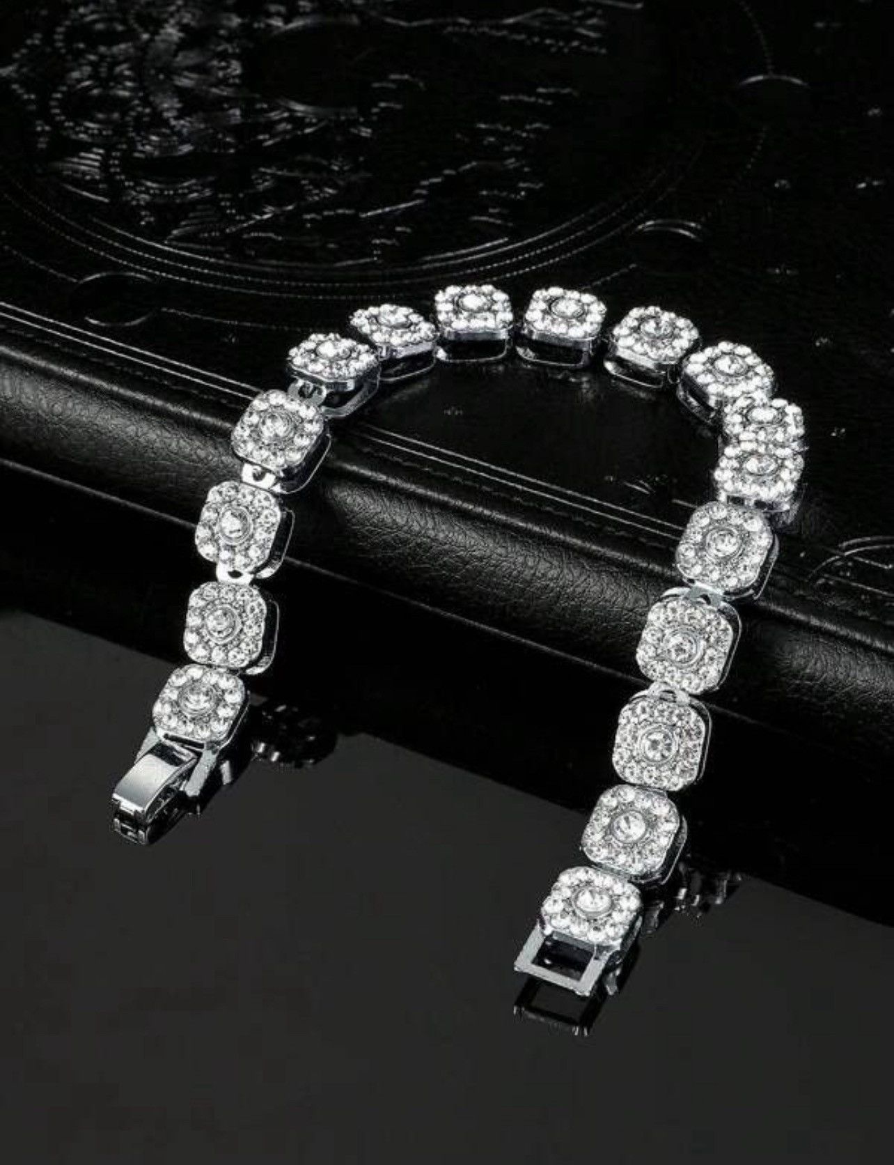 Other Zirconia Ice Bracelet Link Jewelry Crystal Drip Size ONE SIZE - 3 Thumbnail