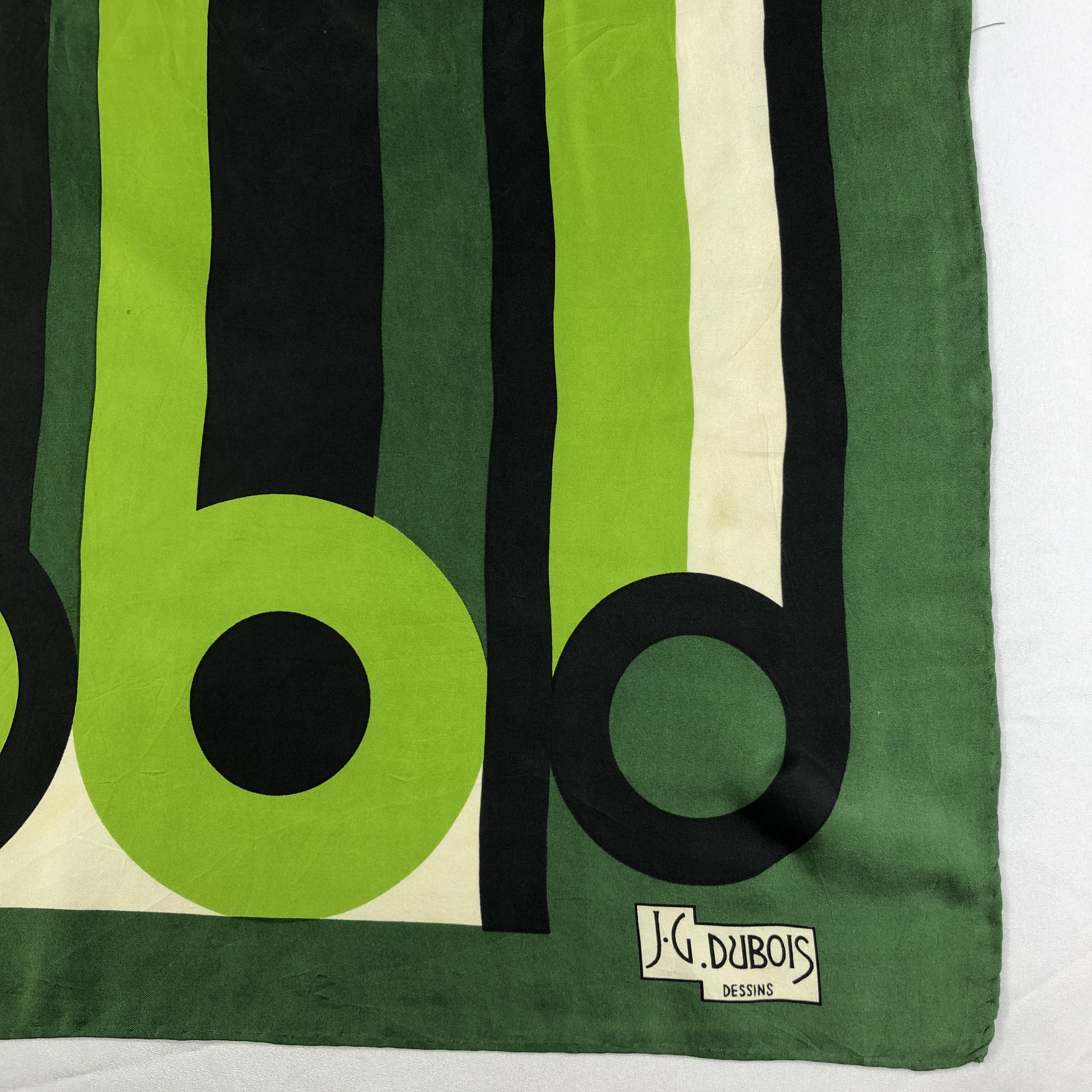 Vintage Vintage J.G.Dubois Silk Scarf Size ONE SIZE - 4 Thumbnail