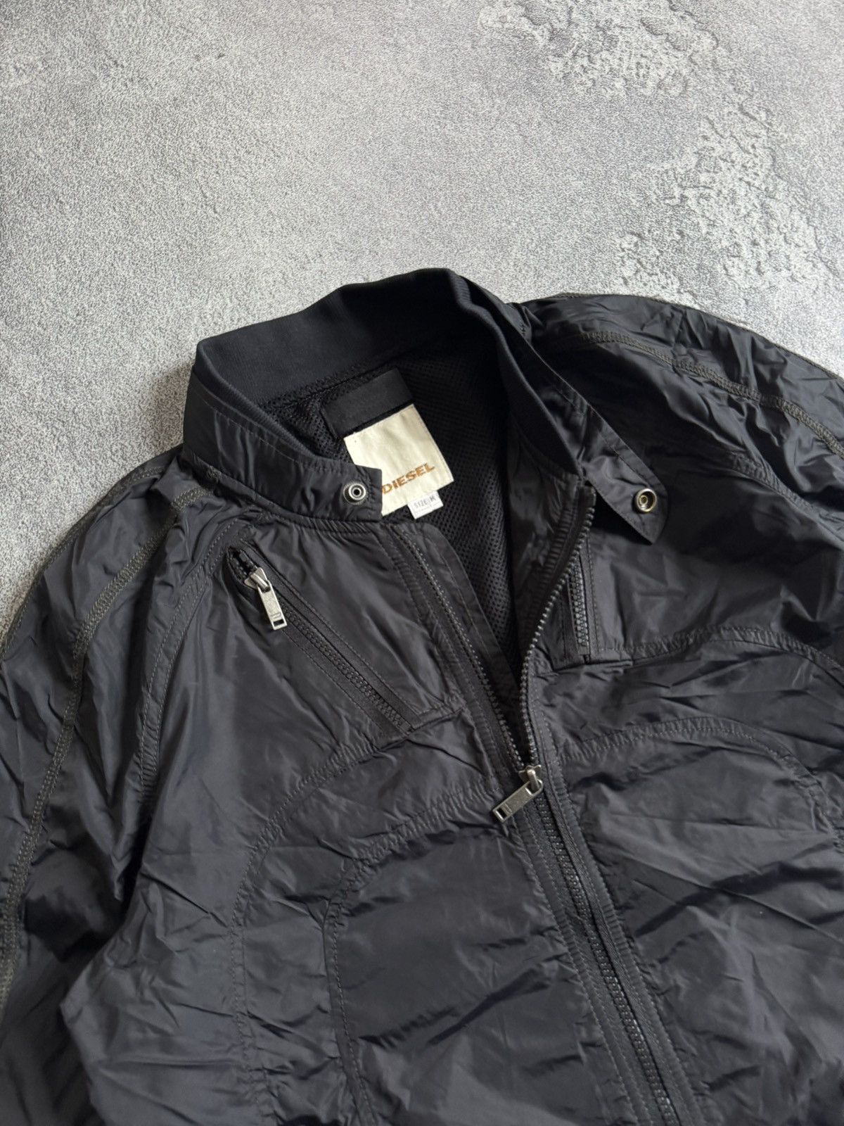 Diesel Diesel M zip nylon bomber jacket avantgarde y2k bondage 00s Size US M / EU 48-50 / 2 - 4 Thumbnail
