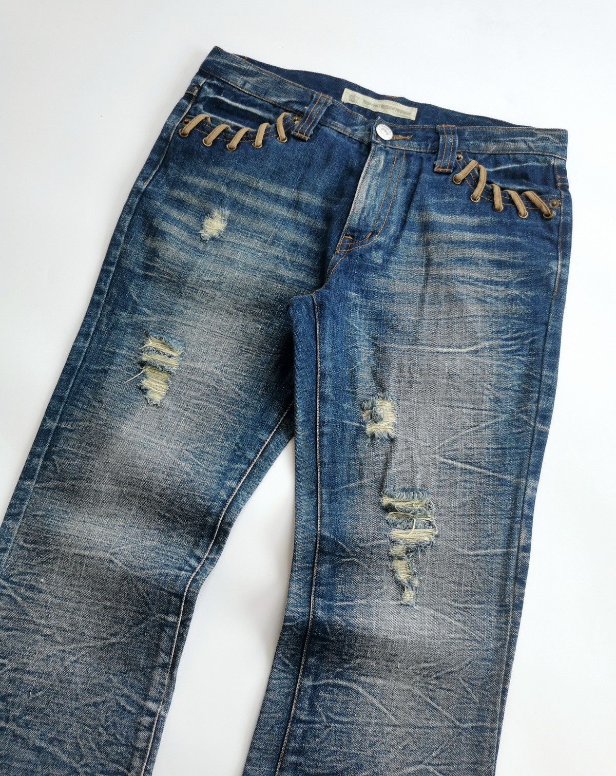 Tornado Mart Bootcut Nouveau Brillant Homme Denim Jeans Size US 30 / EU 46 - 3 Thumbnail