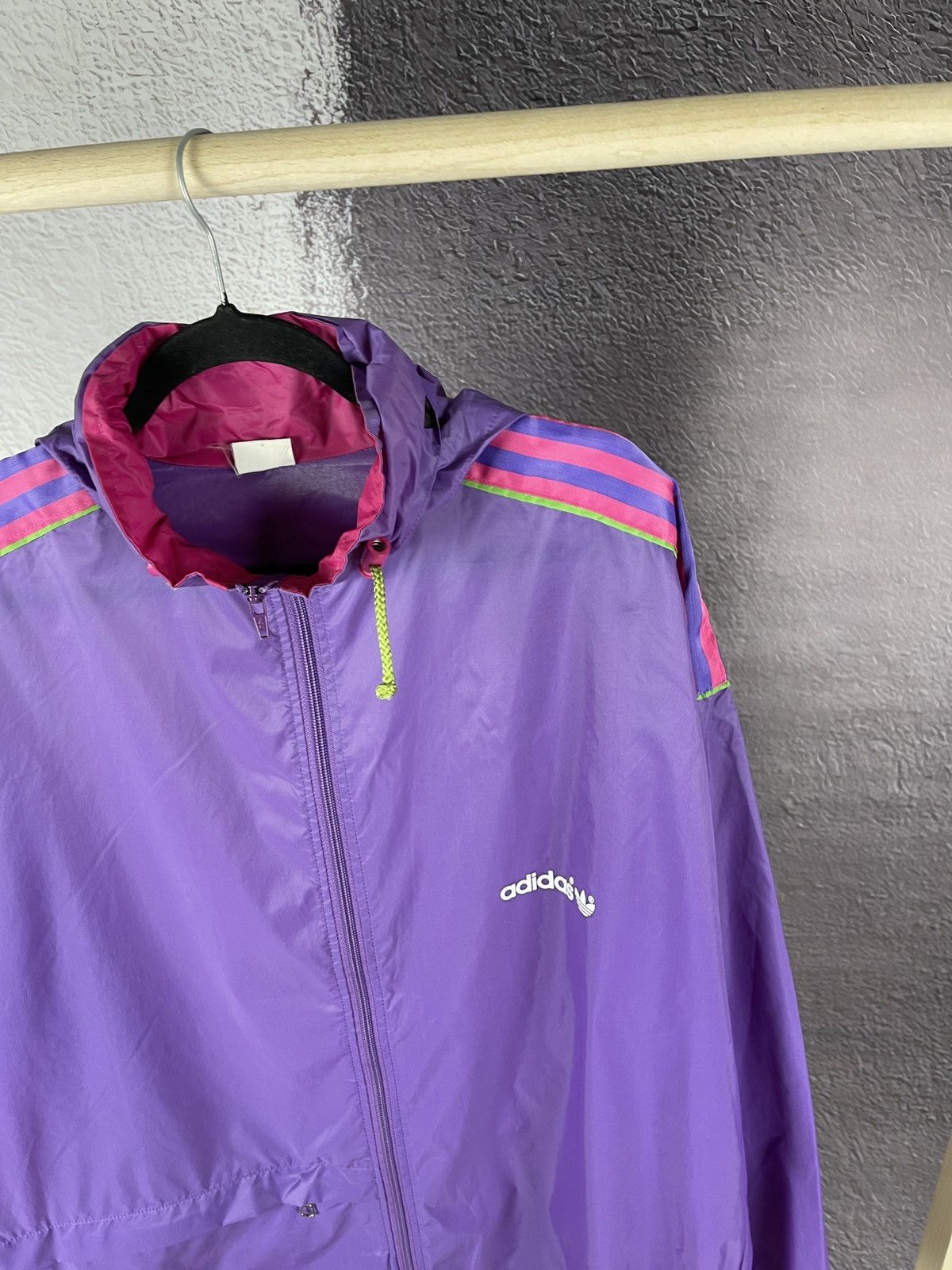 Adidas Adidas vintage 70s 80s light jacket purple bag package Size US M / EU 48-50 / 2 - 9 Thumbnail