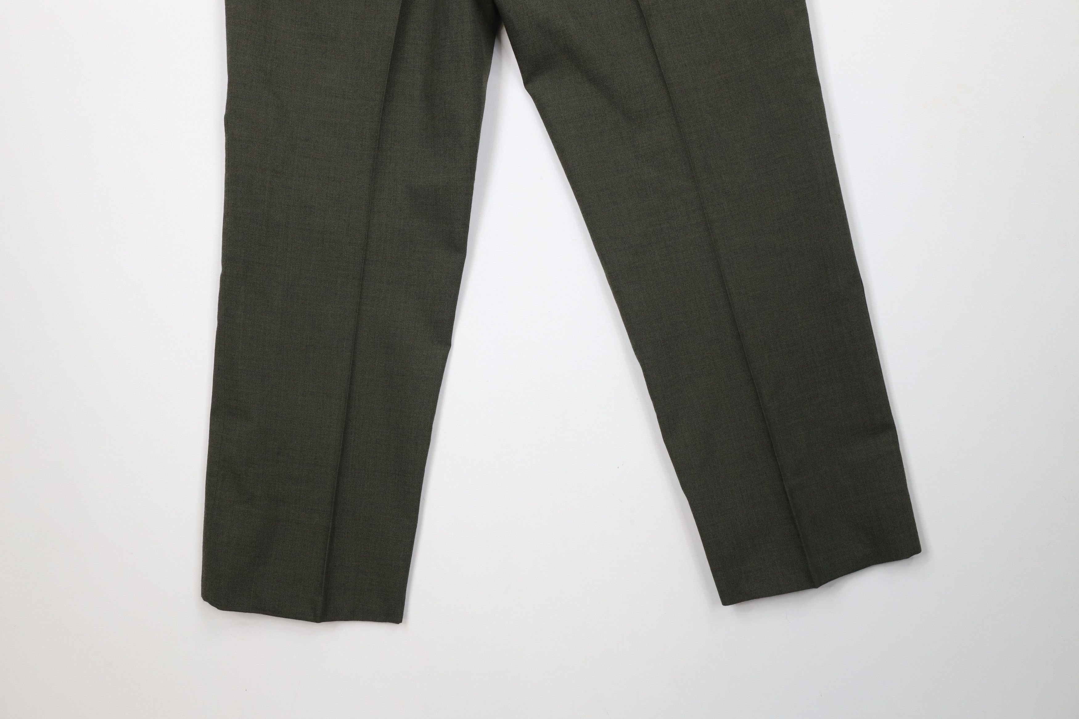 Vintage Vintage 50s 60s Streetwear Leg Chinos Pants Green USA Size US 32 / EU 48 - 11 Thumbnail