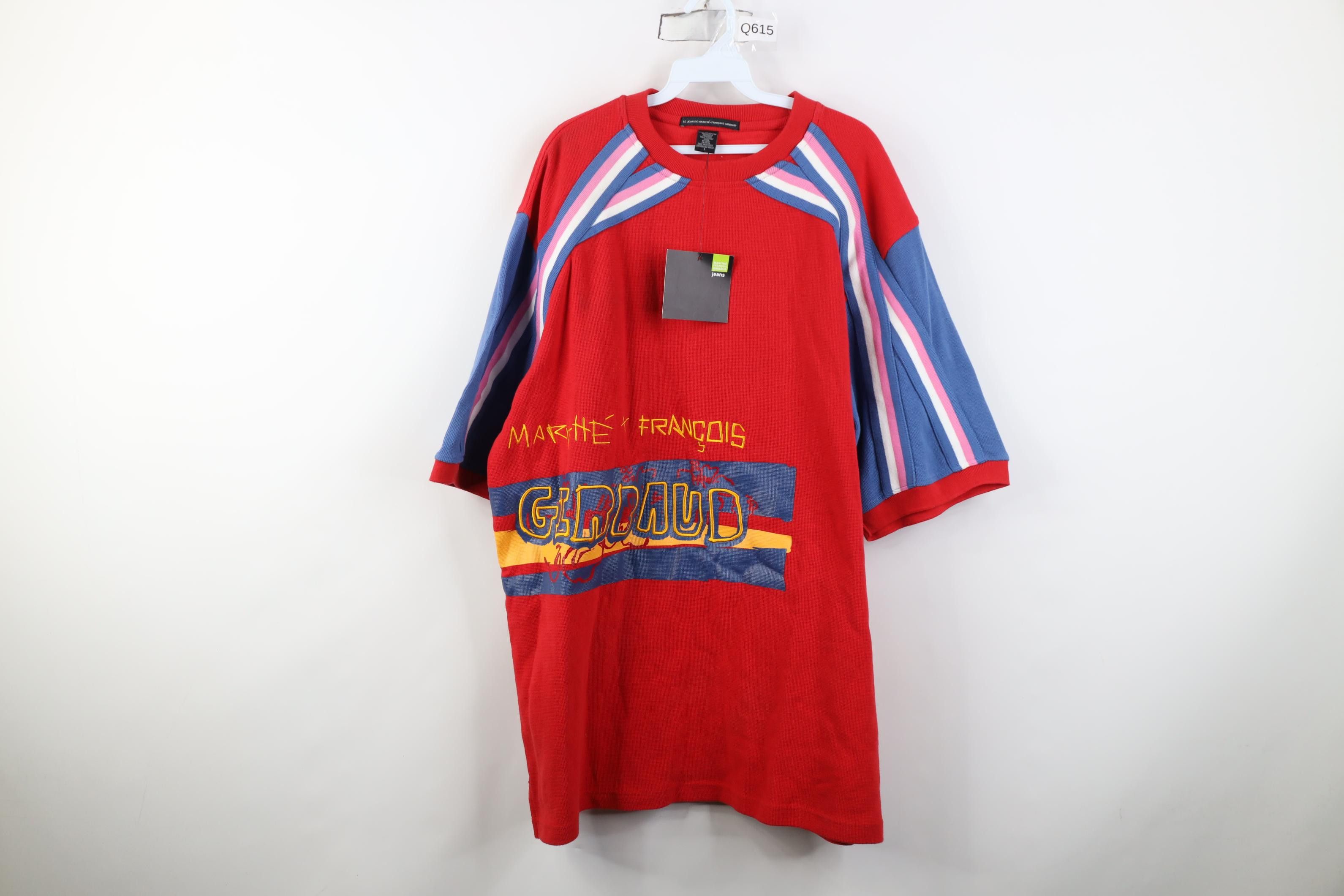 Marithe + Francois Girbaud Deadstock Vintage 90s Marithe Francois Girbaud Knit T-Shirt Size US L / EU 52-54 / 3 - 1 Thumbnail