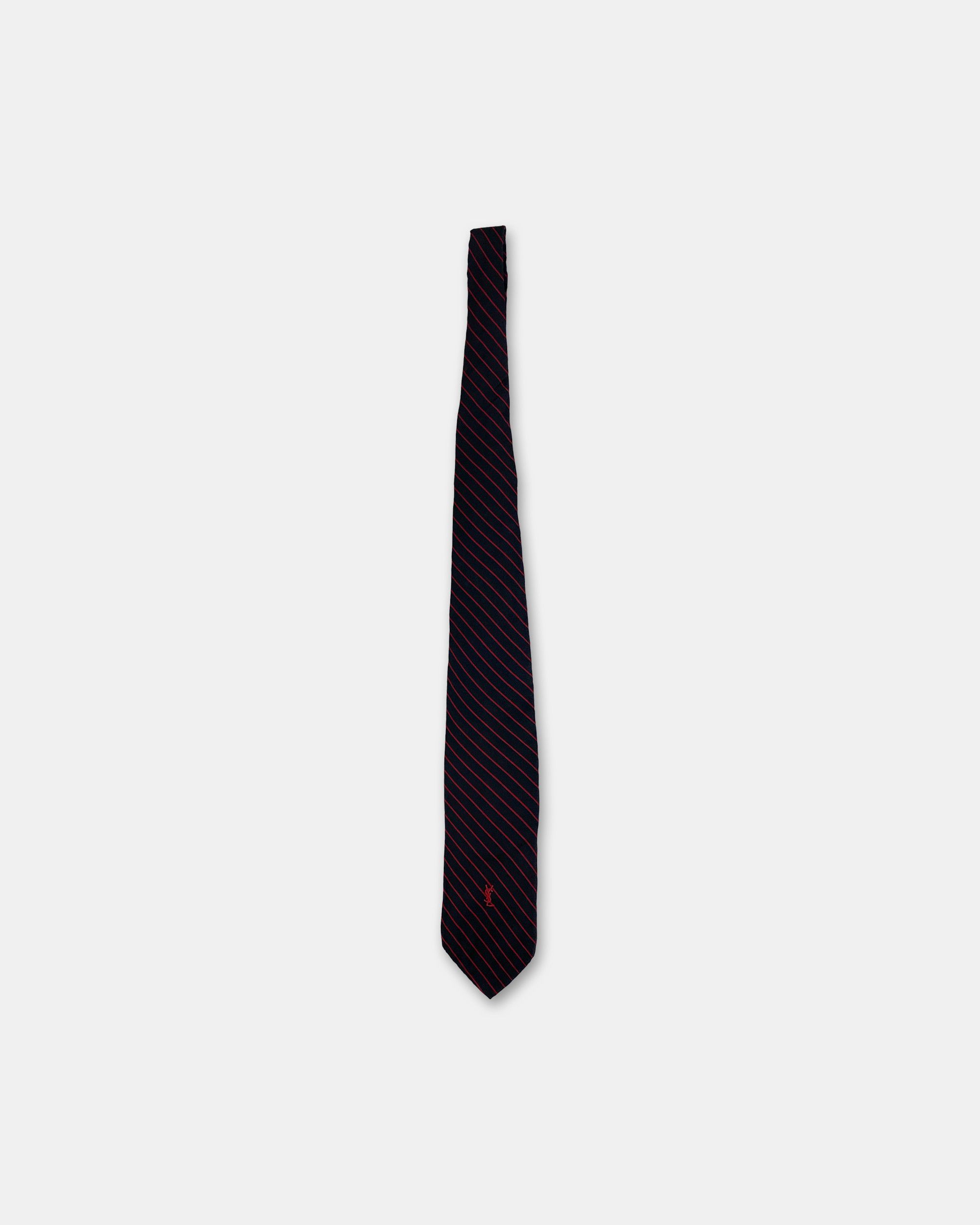 Yves Saint Laurent 1990s Striped Tie Size ONE SIZE - 1 Thumbnail