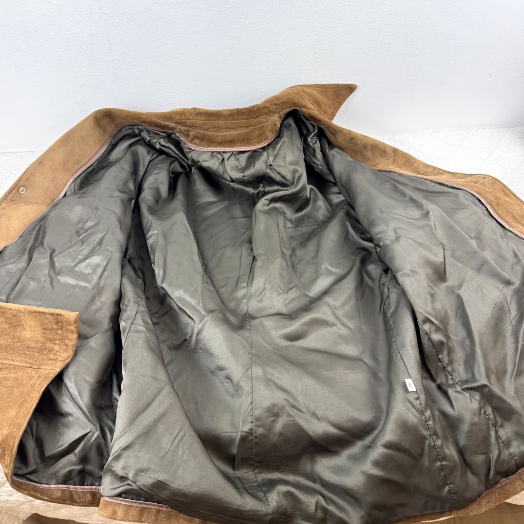 Vintage VINTAGE Brown Suede Leather Western Safari Jacket 70s Amalgamated Union Made L Size US L / EU 52-54 / 3 - 6 Thumbnail
