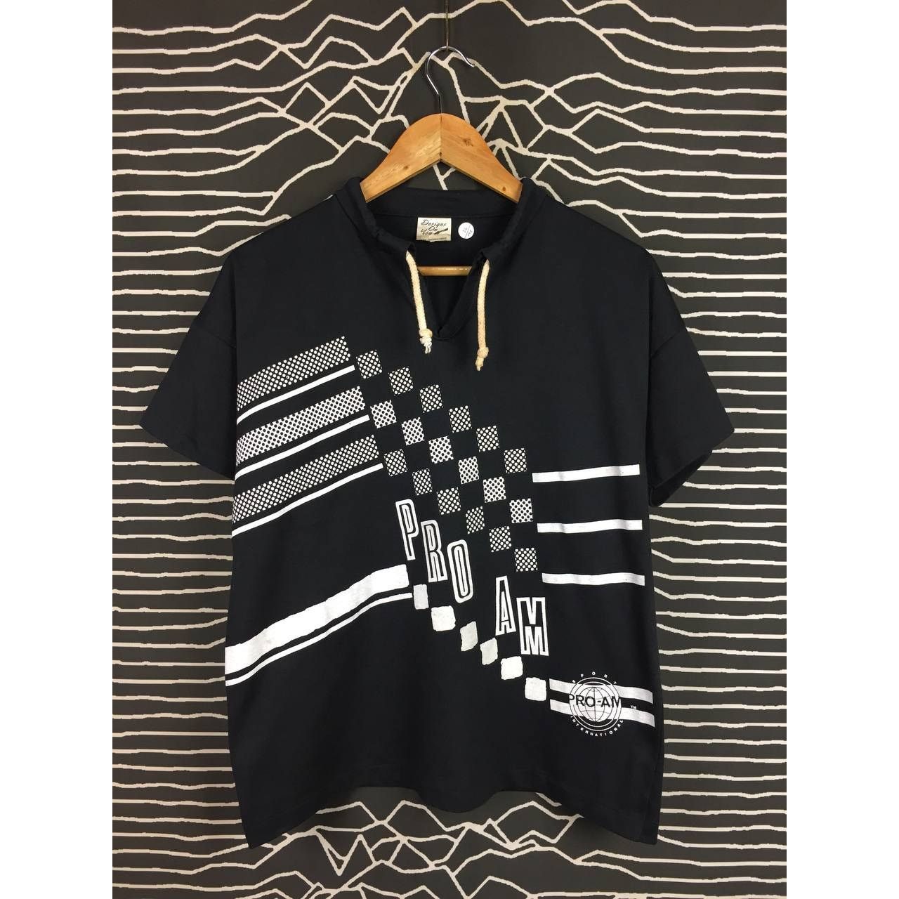 Vintage Vtg Pro-Am Sports International Checkered Flag Graphic Tee Size US M / EU 48-50 / 2 - 1 Thumbnail