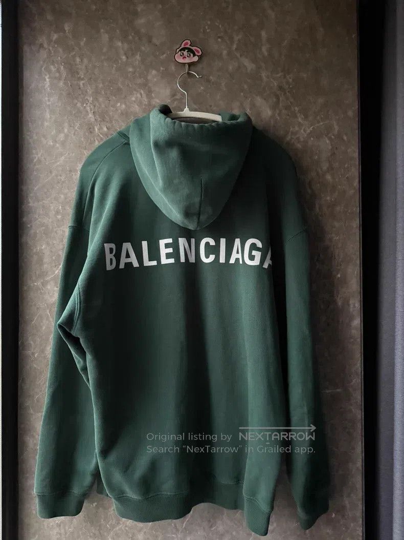 Balenciaga Logo Printed Hoodie