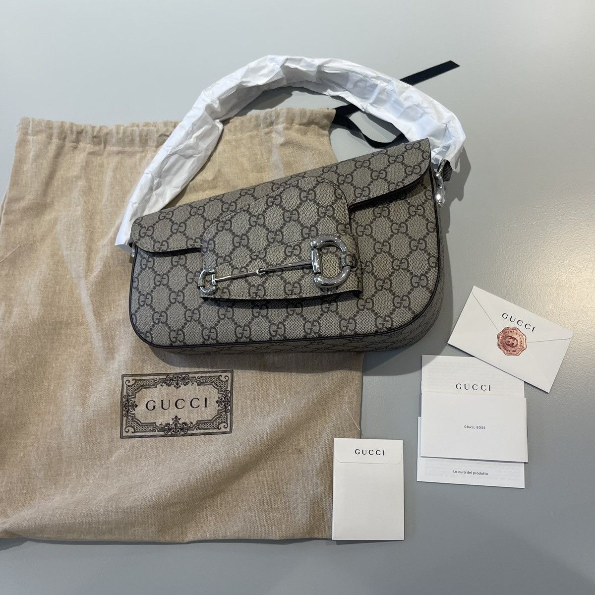 Gucci Gucci Mini Horsebit 1955 Shoulder Bag Size ONE SIZE - 13 Thumbnail