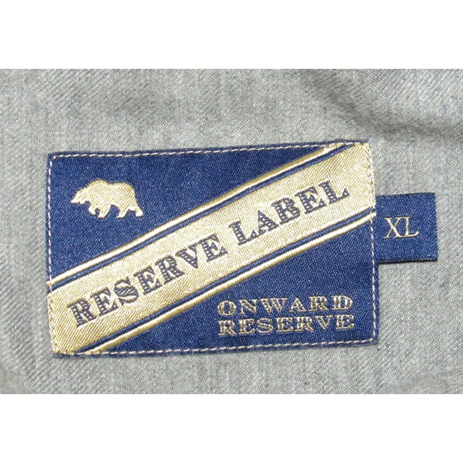 Vintage ONWARD RESERVE Reserve Label Grey Long Sleeve Button Down Shirt Large Size US L / EU 52-54 / 3 - 3 Thumbnail