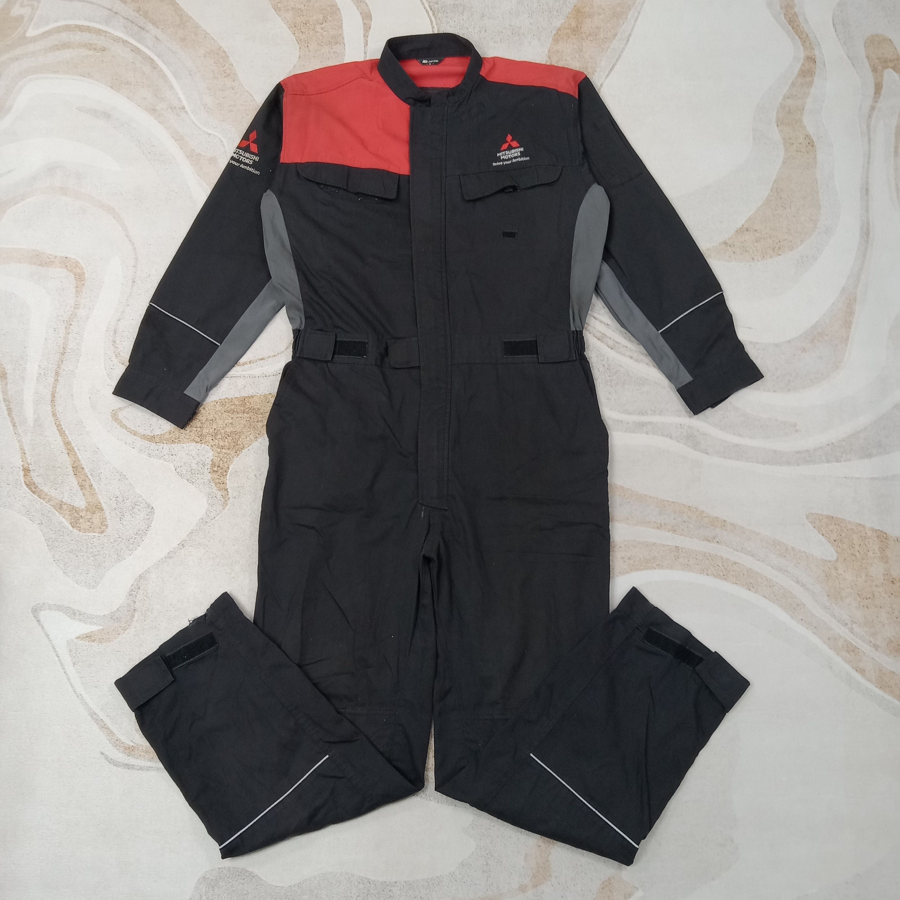 Japanese Brand Mitsubishi Motors Racing Coverall Jacket C257N4 Size US L / EU 52-54 / 3 - 6 Thumbnail