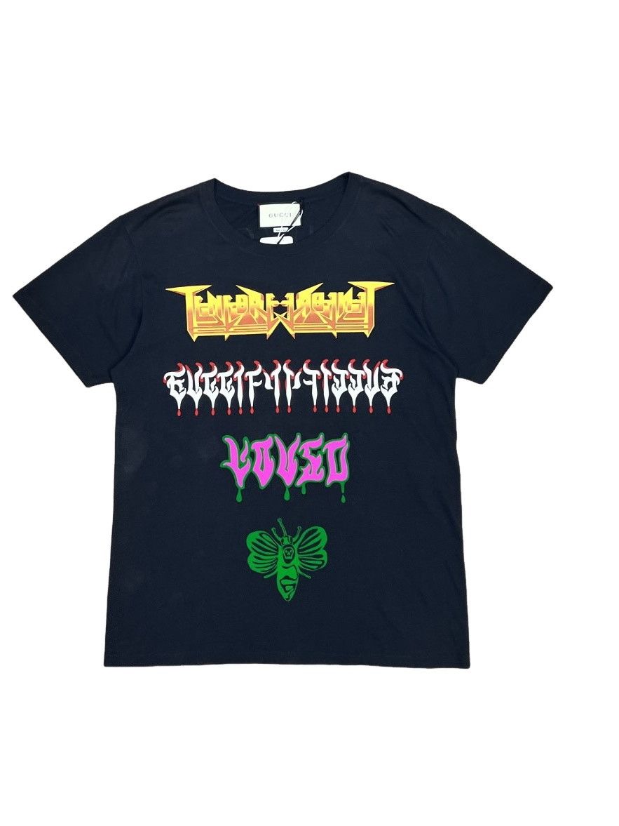 Gucci Black 'Magnetismo Animale' Shark T-Shirt | Grailed