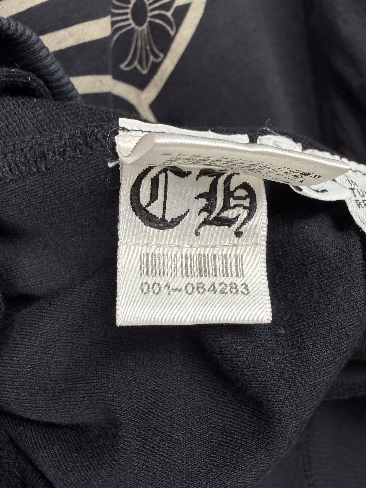 Chrome Hearts Chrome Hearts Vintage Plus Cross Zip Up Jersey Hoodie Size US L / EU 52-54 / 3 - 9 Thumbnail