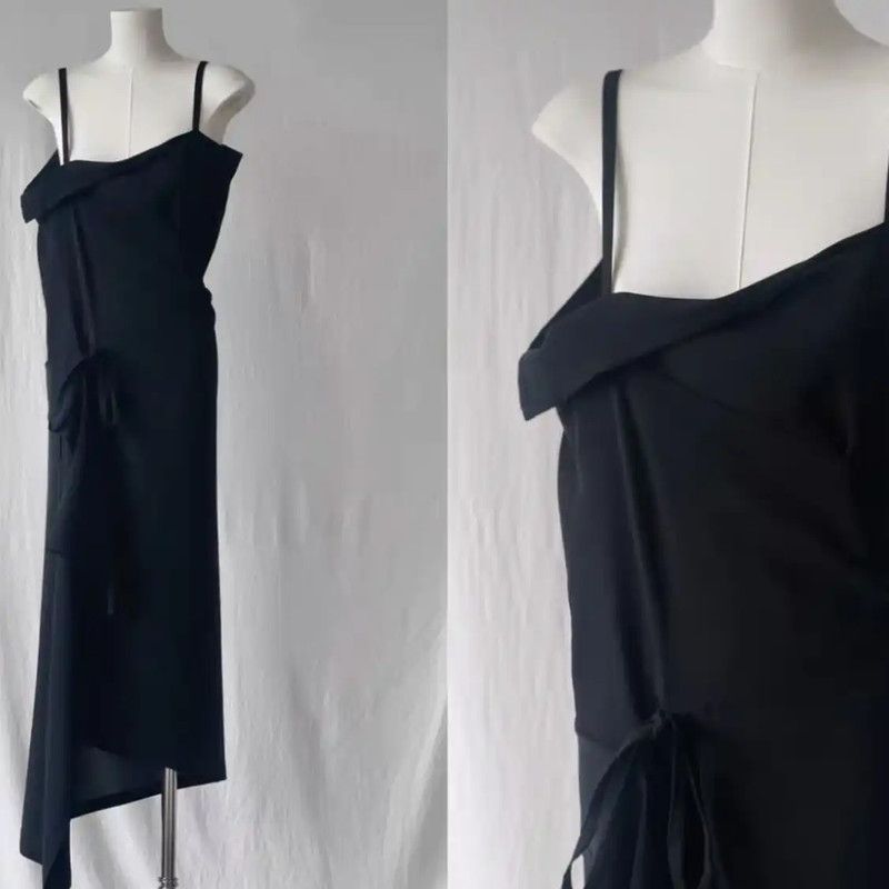 Yohji Yamamoto Black Women's Dress in XS Size 0089