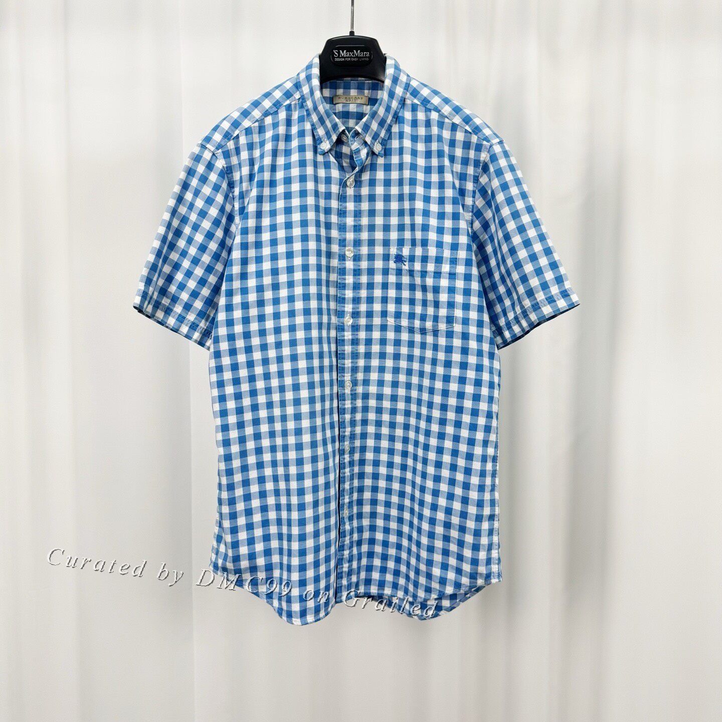 Burberry Burberry Embroidered Knight Check Short-Sleeve Shirt Size US M / EU 48-50 / 2 - 1 Thumbnail