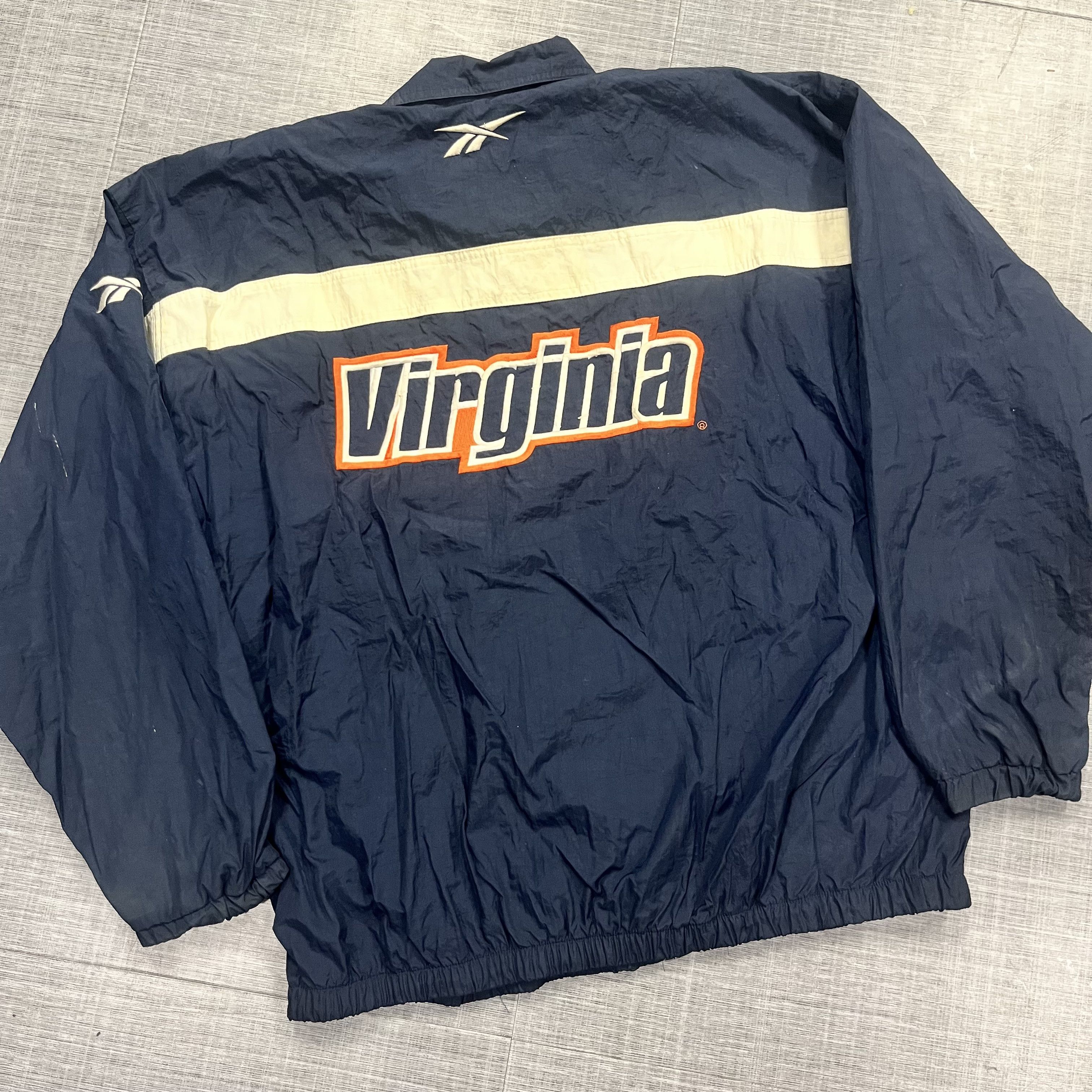 Nike × Reebok × Vintage Crazy VTG 90s Reebok UVA Lightweight Windbreaker Size US L / EU 52-54 / 3 - 4 Thumbnail