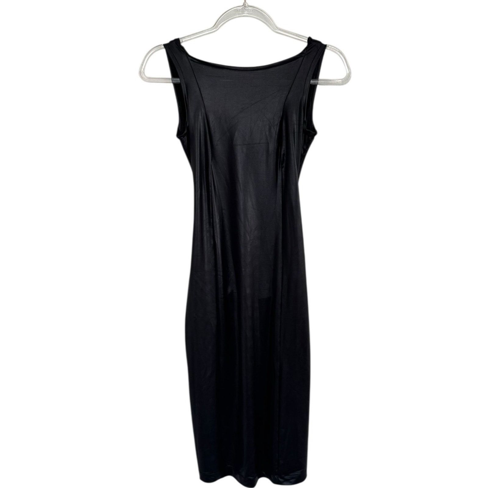 Other JENNIFER GRACE Faux Leather Handcuff Bodycon Police Dress Size S / US 4 / IT 40 - 2 Thumbnail