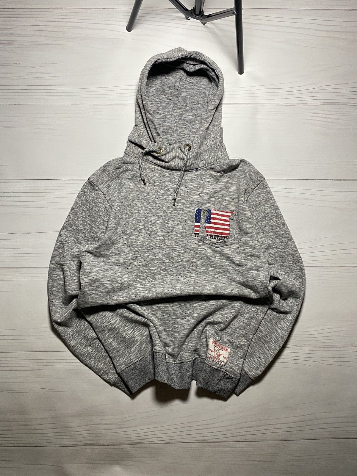 True Religion × Vintage Vintage True Religion USA Big logo japanes y2k hoodie Size US M / EU 48-50 / 2 - 1 Thumbnail