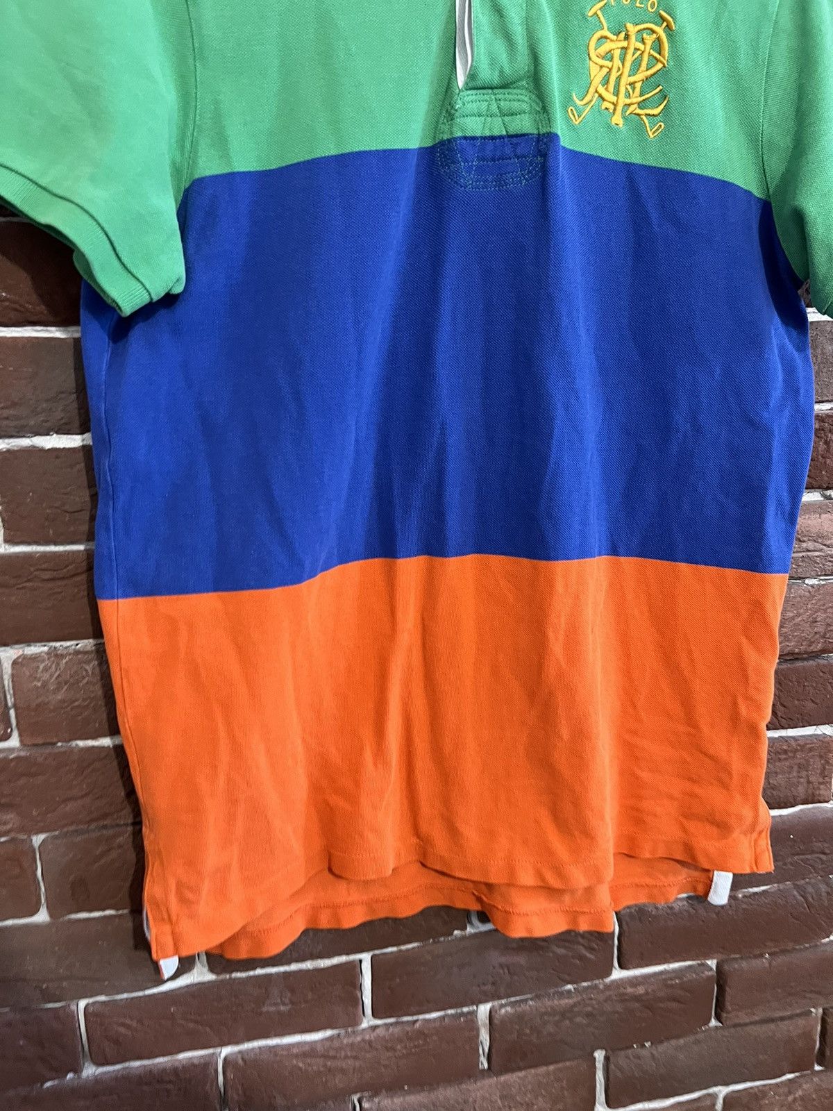 Polo Ralph Lauren Polo Ralph Lauren Vintage Rugby tshirt Striped Hype Rare Size US L / EU 52-54 / 3 - 4 Thumbnail
